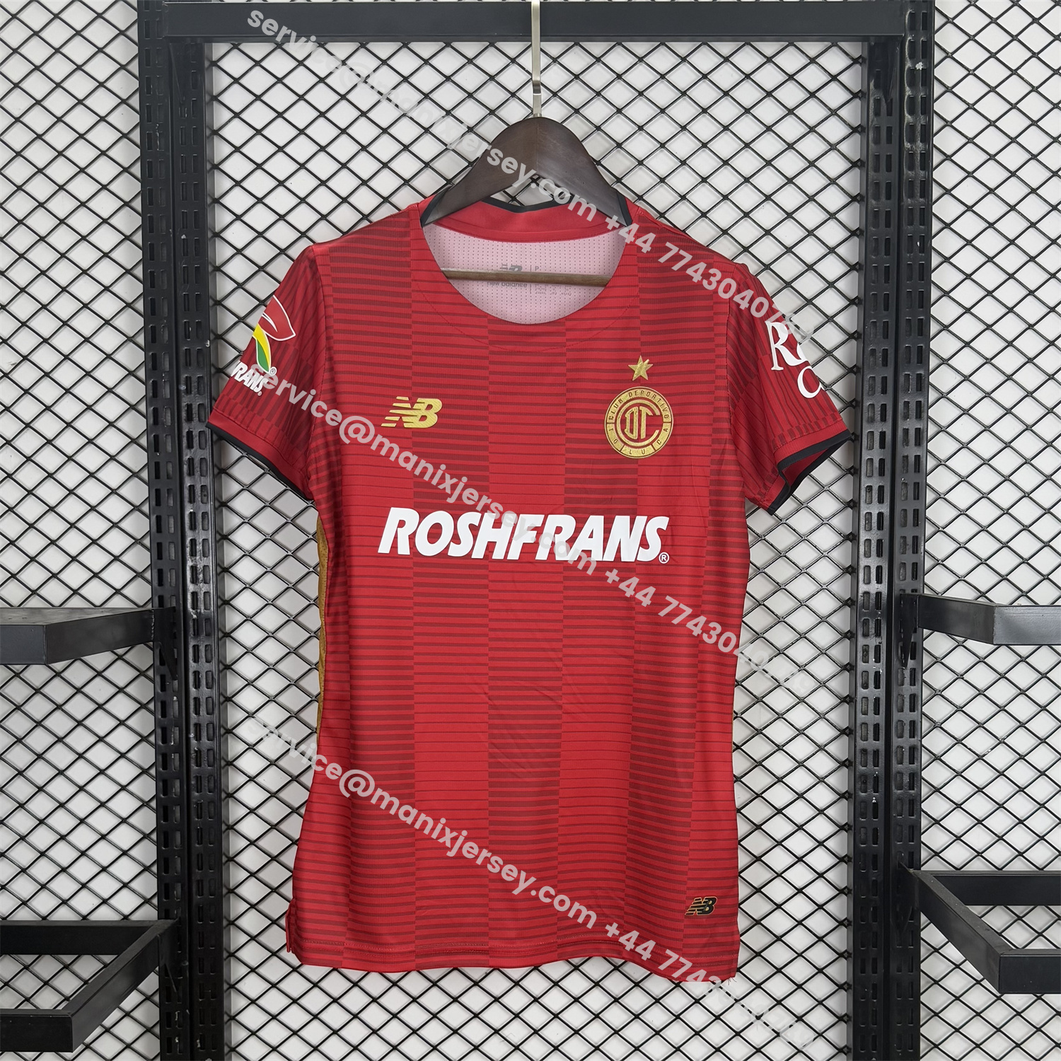 ManixJersey.com | Women's Toluca 25-26 Home Jersey -Customize Name, Number and Patch | Worldwide Shipping