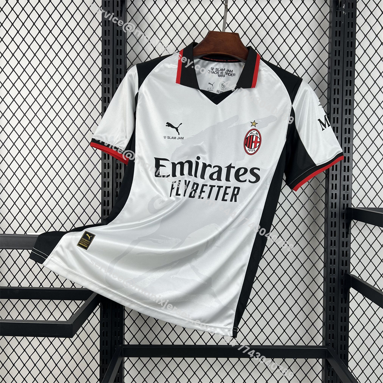 AC Milan 26-27 Slam Jam Special Jersey - Fans Version:football jersey mysite: unitedjerseyfootball 邓江浪:football