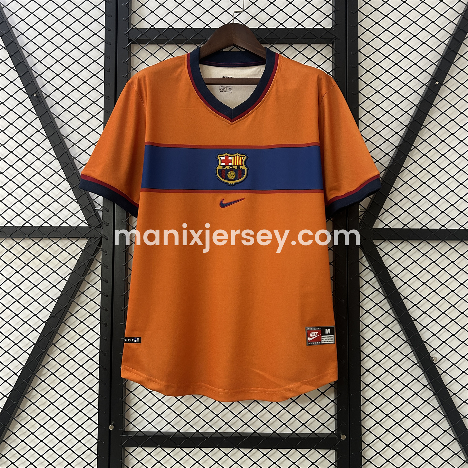 ManixJersey.com | Retro Barcelona 98-99 Third Jersey -Customize Name, Number and Patch | Worldwide Shipping