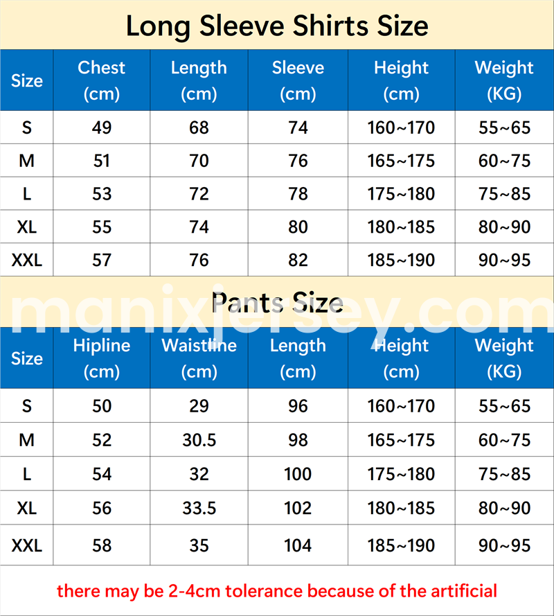 ManixJersey.com | Liver.pool 24-25 Long Sleeve Training Set - Red Top and Pants -Customize Name, Number and Patch | Worldwide Shipping