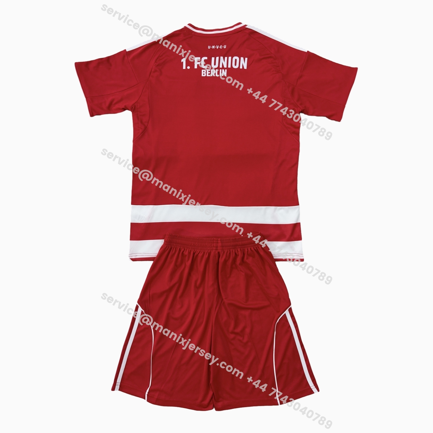 ManixJersey.com | Union Berlin 25-26 Home Men's Adult Jersey Set - Fans Version -Customize Name, Number and Patch | Worldwide Shipping