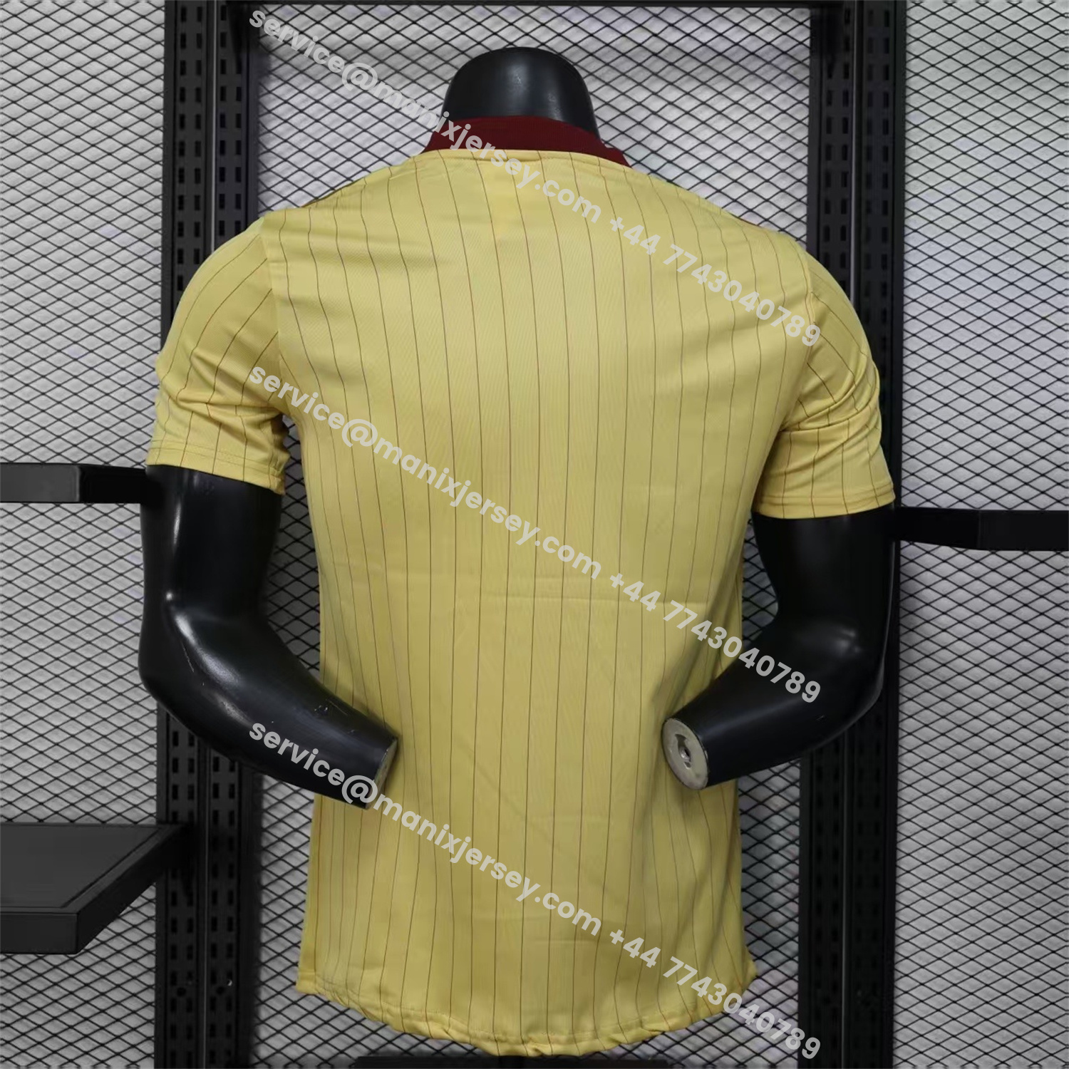 ManixJersey.com | Arsenal 25-26 Trefoil Yellow Travel Jersey - Player Version -Customize Name, Number and Patch | Worldwide Shipping