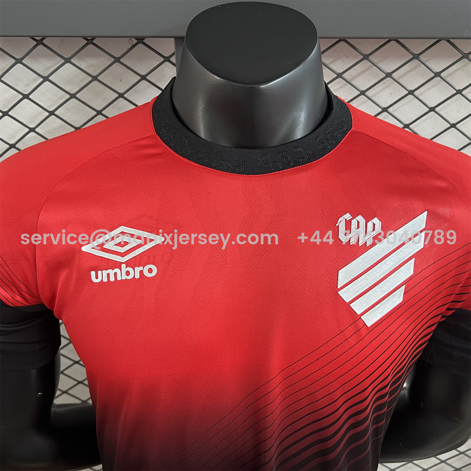 ManixJersey.com | Athletico Paranaense 25-26 Home Jersey - Player Version -Customize Name, Number and Patch | Worldwide Shipping