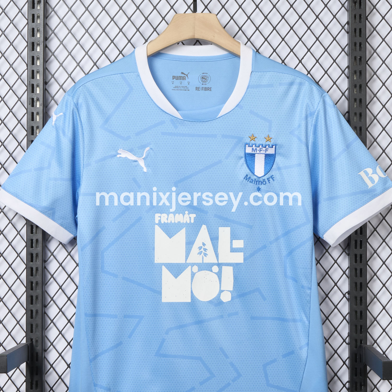 ManixJersey.com | Malmö FF 25-26 Home Jersey - Fans Version -Customize Name, Number and Patch | Worldwide Shipping