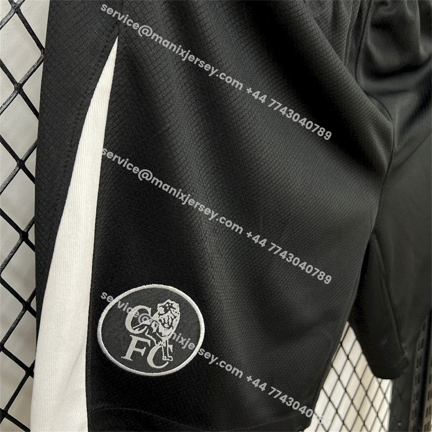 ManixJersey.com | C.H.E.L.S.E.A 25-26 Third Black Shorts - Fans Version -Customize Name, Number and Patch | Worldwide Shipping