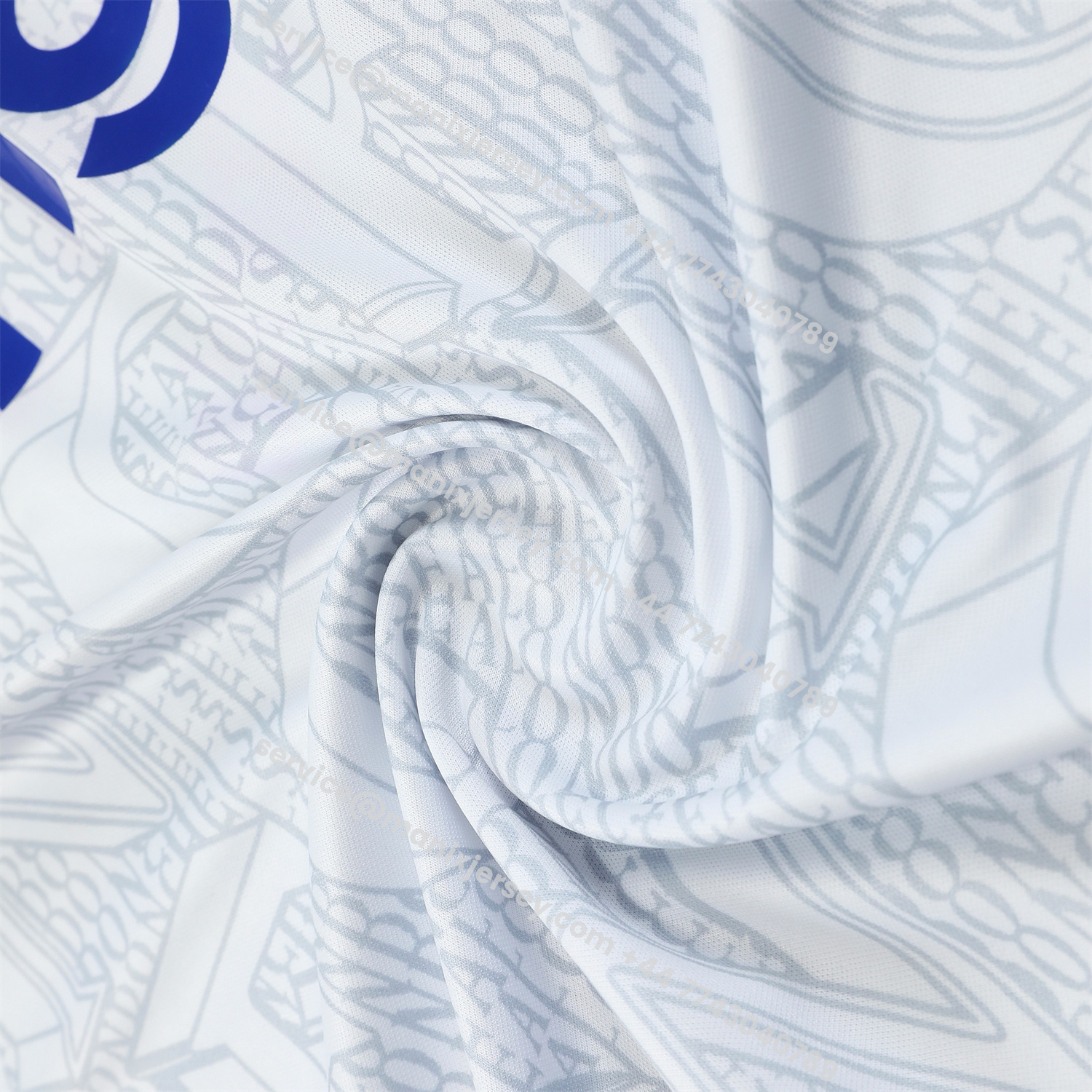 ManixJersey.com | C.h.e.l.s.e.a 25-26 Training Vest Suit - White -Customize Name, Number and Patch | Worldwide Shipping