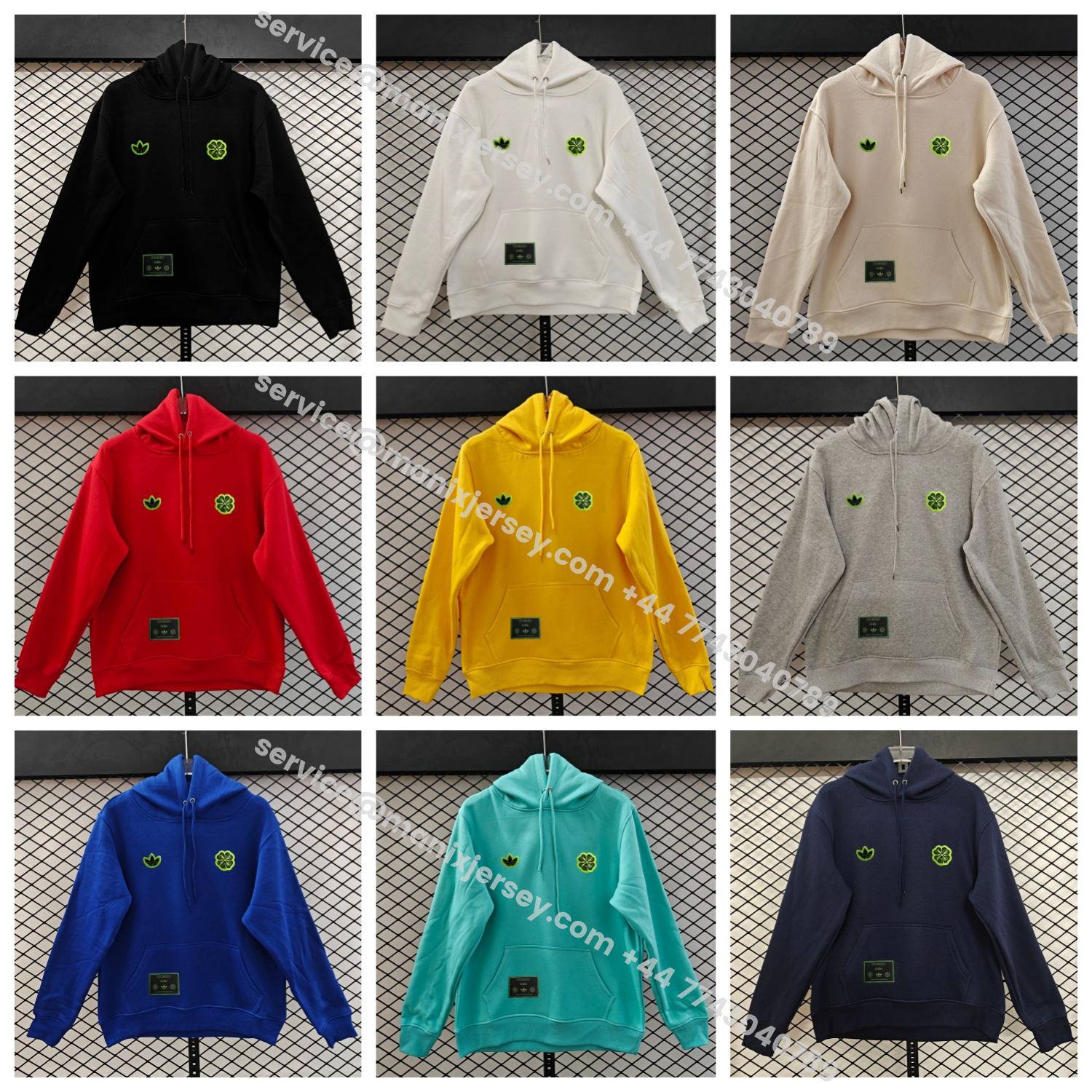 ManixJersey.com | Celtic 25-26 Originals Terrace Icon Unisex Pullover Hoodie -Customize Name, Number and Patch | Worldwide Shipping