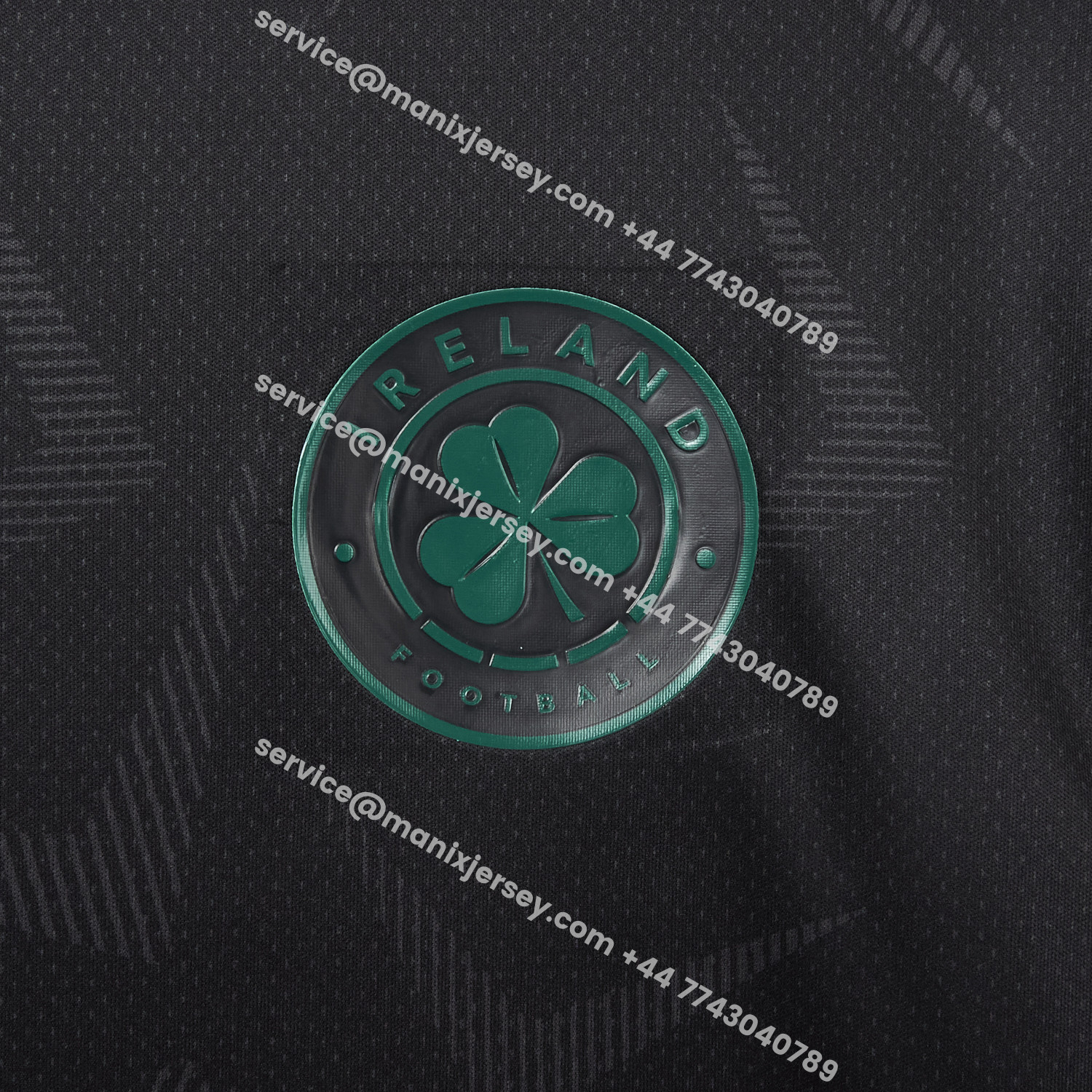 ManixJersey.com | Ireland 2026 Stealth Black Special Jersey - Fans Version -Customize Name, Number and Patch | Worldwide Shipping