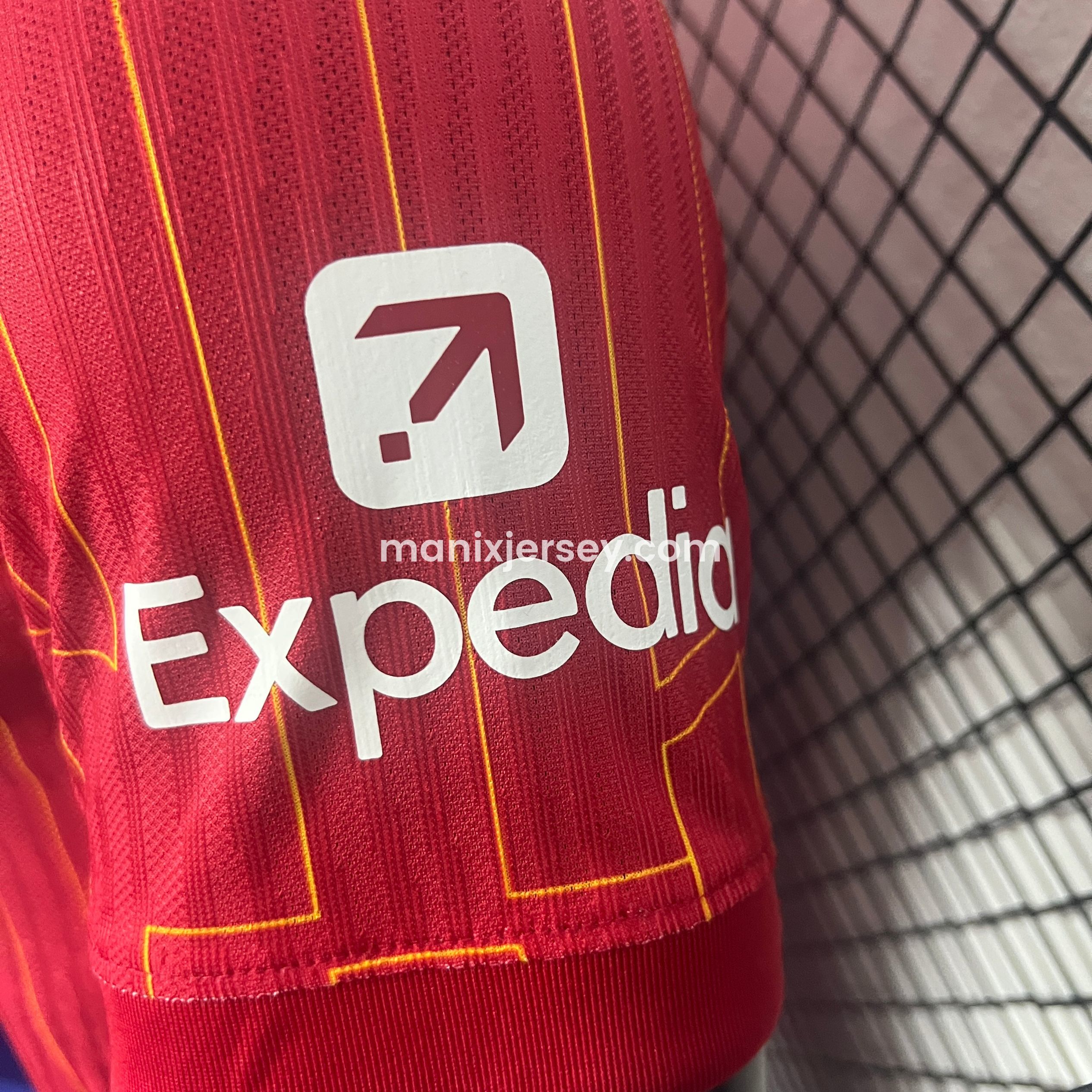 ManixJersey.com | Liver.pool 24-25 Home Jersey with Golden Champions Patch - Player Version -Customize Name, Number and Patch | Worldwide Shipping