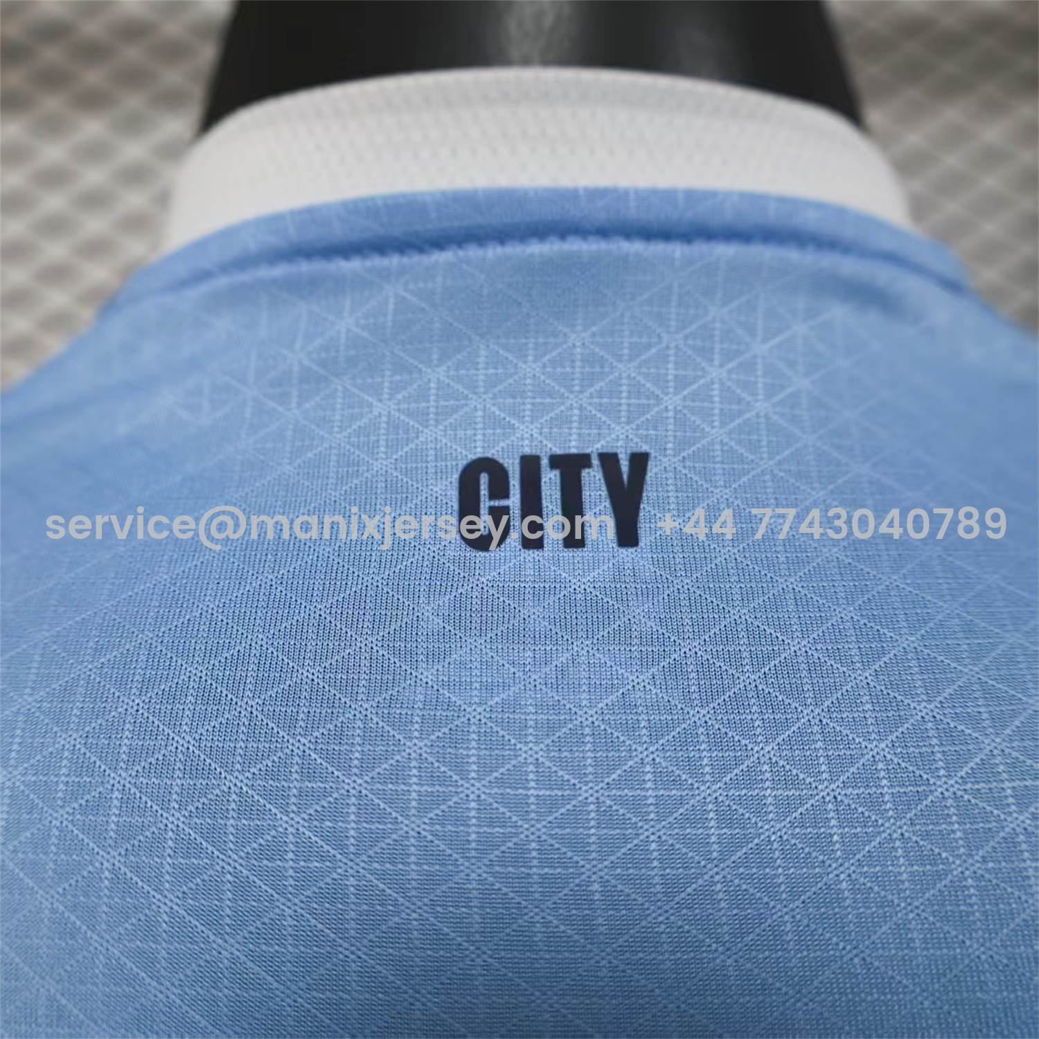 ManixJersey.com | Manchester City 25-26 Home Long Sleeves Jersey - Player Version -Customize Name, Number and Patch | Worldwide Shipping