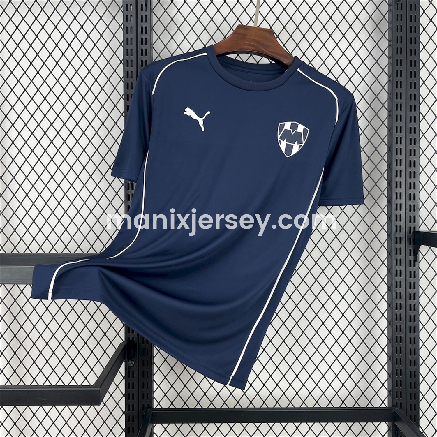 ManixJersey.com | Rayados Monterrey 25-26 Deep Blue Pre-Match Training Jersey - Fans Version -Customize Name, Number and Patch | Worldwide Shipping