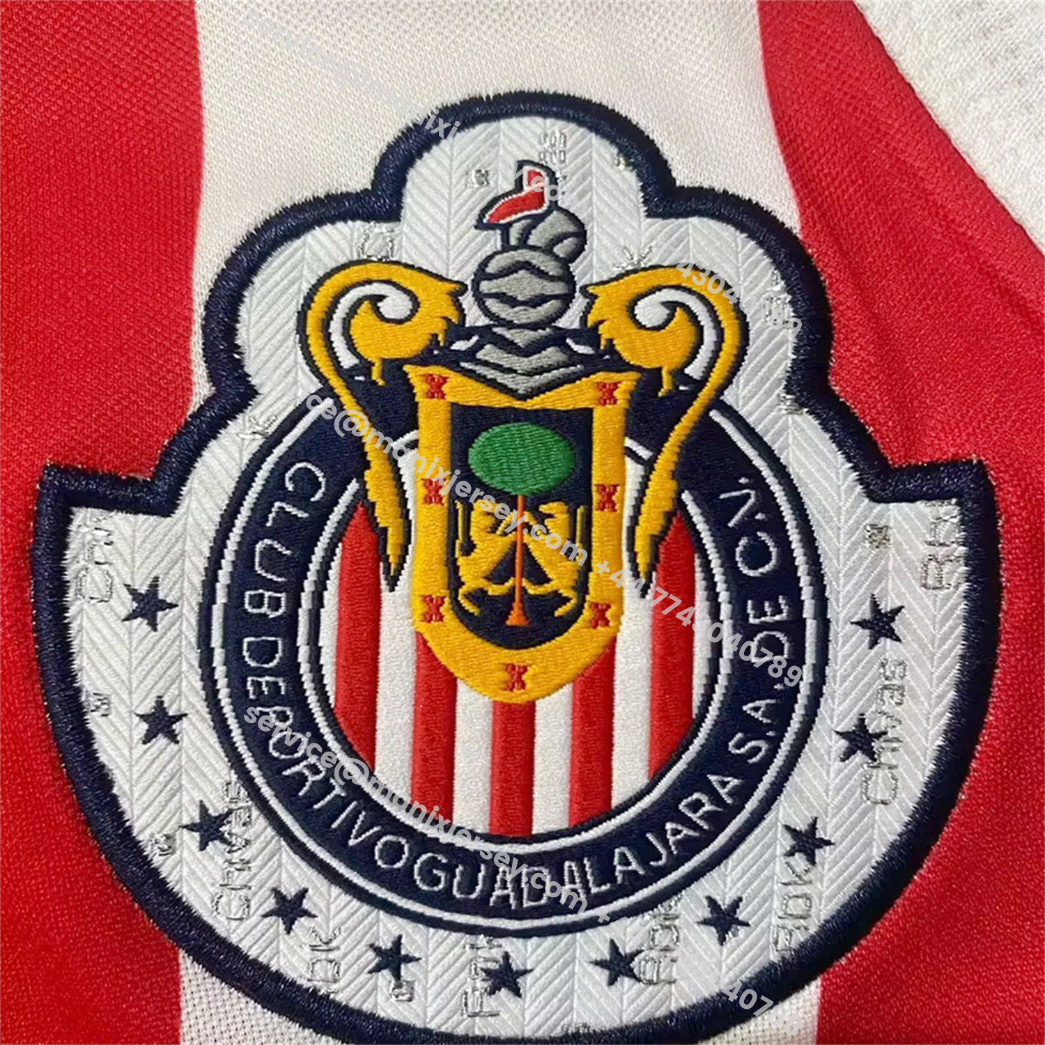 ManixJersey.com | Retro Chivas de Guadalajara 2007-08 Home Jersey -Customize Name, Number and Patch | Worldwide Shipping