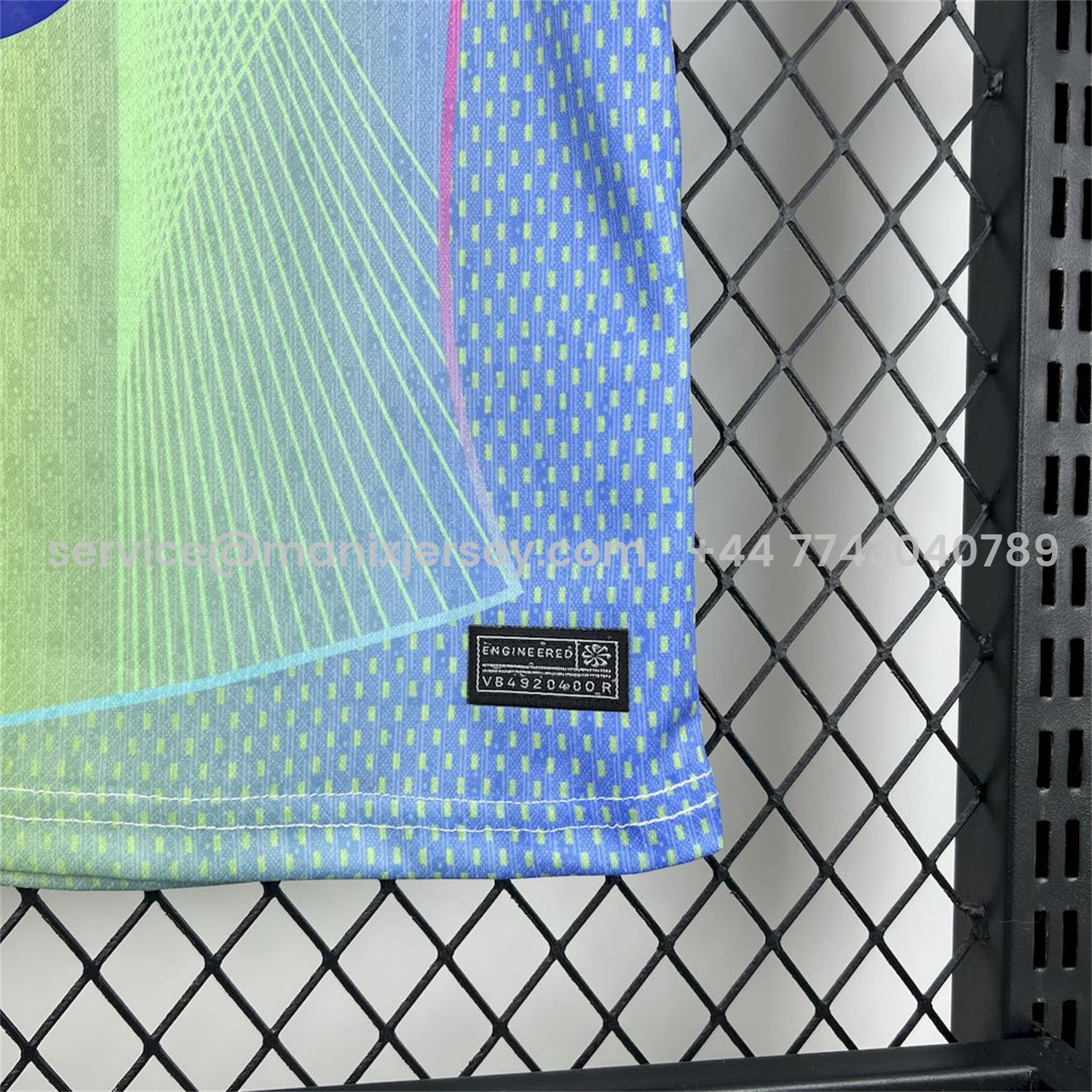 ManixJersey.com | Barcelona 25-26 T90 White Lines Yellow Blue Gradient Special Kids Kit -Customize Name, Number and Patch | Worldwide Shipping