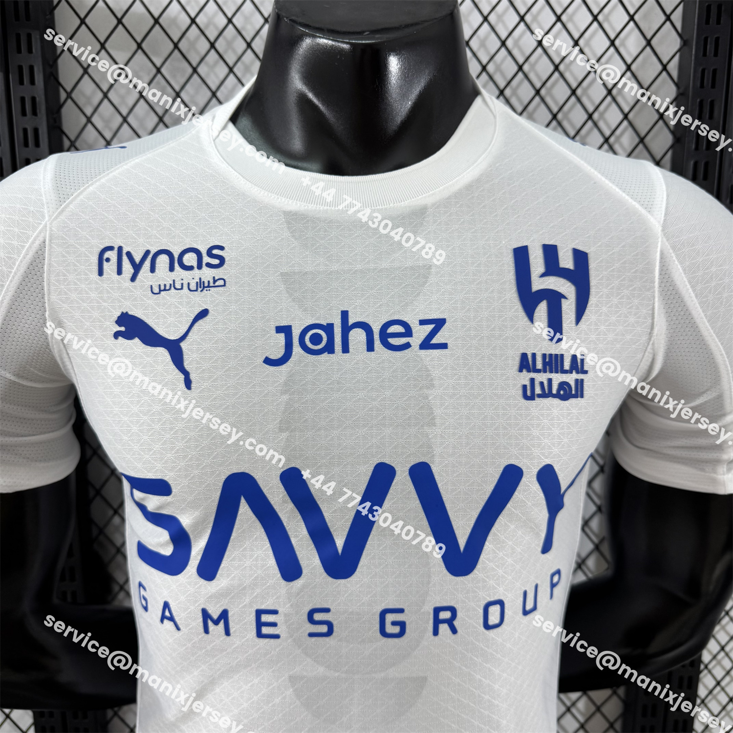 ManixJersey.com | Al Hilal Riyadh Crescent 25-26 Away Jersey With Chest Sponsor - Player Version -Customize Name, Number and Patch | Worldwide Shipping