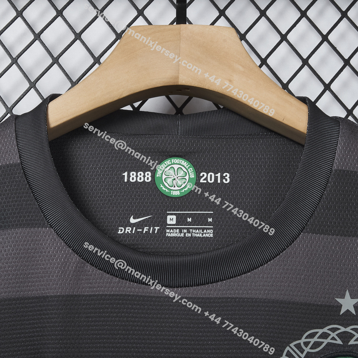 ManixJersey.com | Retro Celtic 12-13 Away Stadium 125th Anniversary Jersey -Customize Name, Number and Patch | Worldwide Shipping
