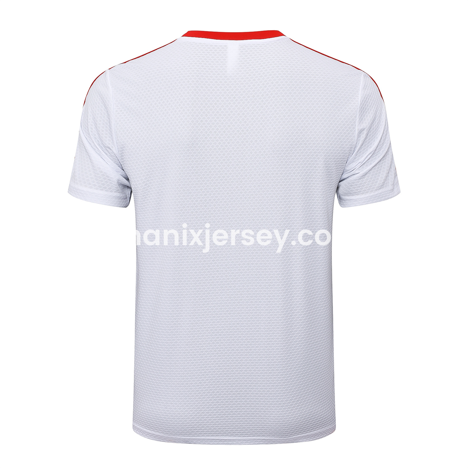 ManixJersey.com | Bayern Munich 2025 125th Anniversary Short-Sleeve Training Set - White Top and Shorts -Customize Name, Number and Patch | Worldwide Shipping