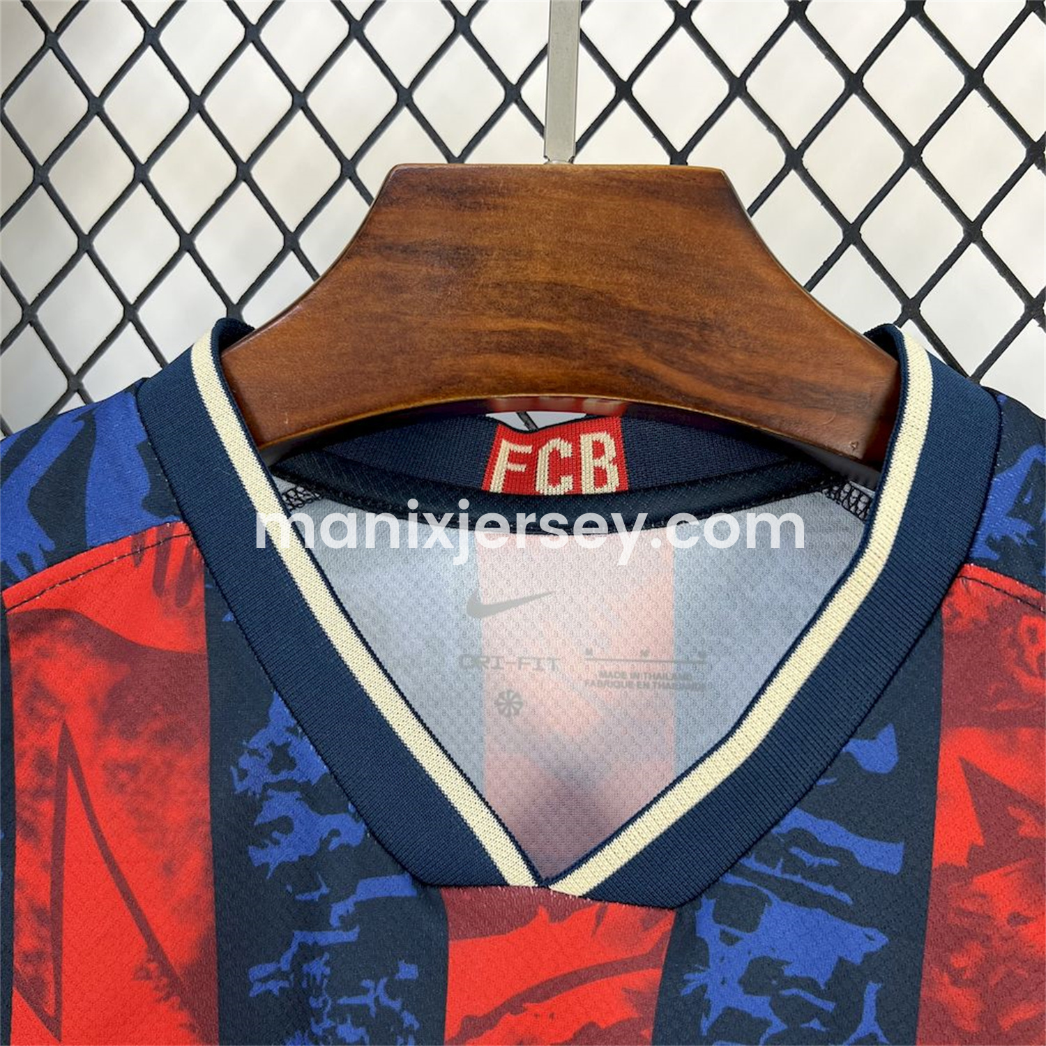 ManixJersey.com | Barcelona 25-26 Red & Blue Random Graffiti Pattern Jersey - Fans Version -Customize Name, Number and Patch | Worldwide Shipping