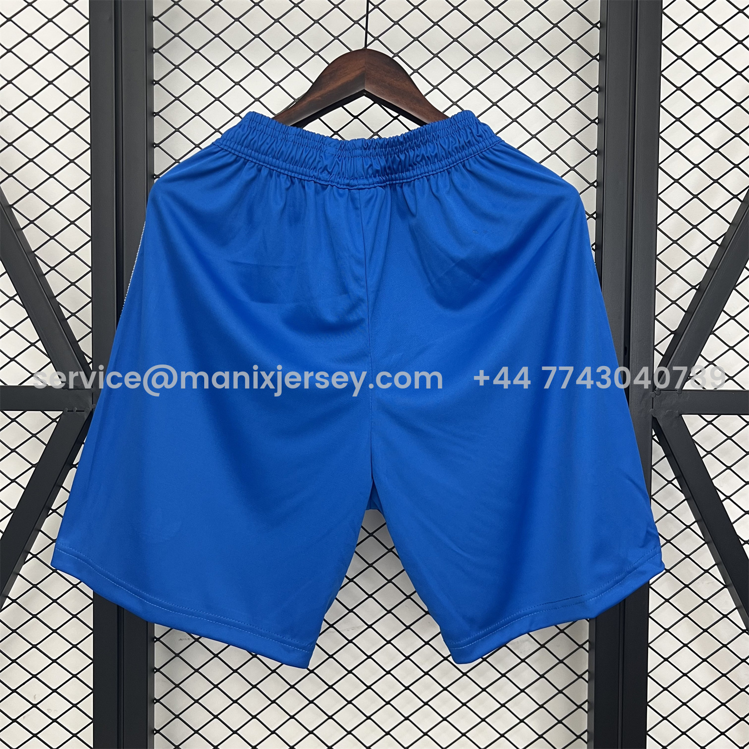 ManixJersey.com | Real Madrid 25-26 Third Blue Shorts - Fans Version -Customize Name, Number and Patch | Worldwide Shipping