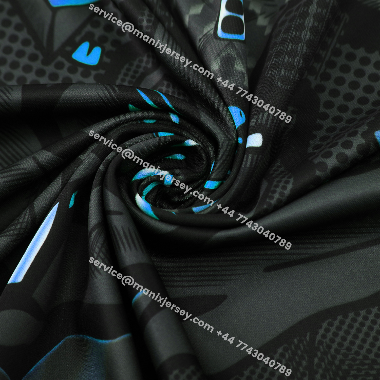 ManixJersey.com | Napoli 25-26 Vest Training Set - Black Mecha Vest & Black Shorts -Customize Name, Number and Patch | Worldwide Shipping