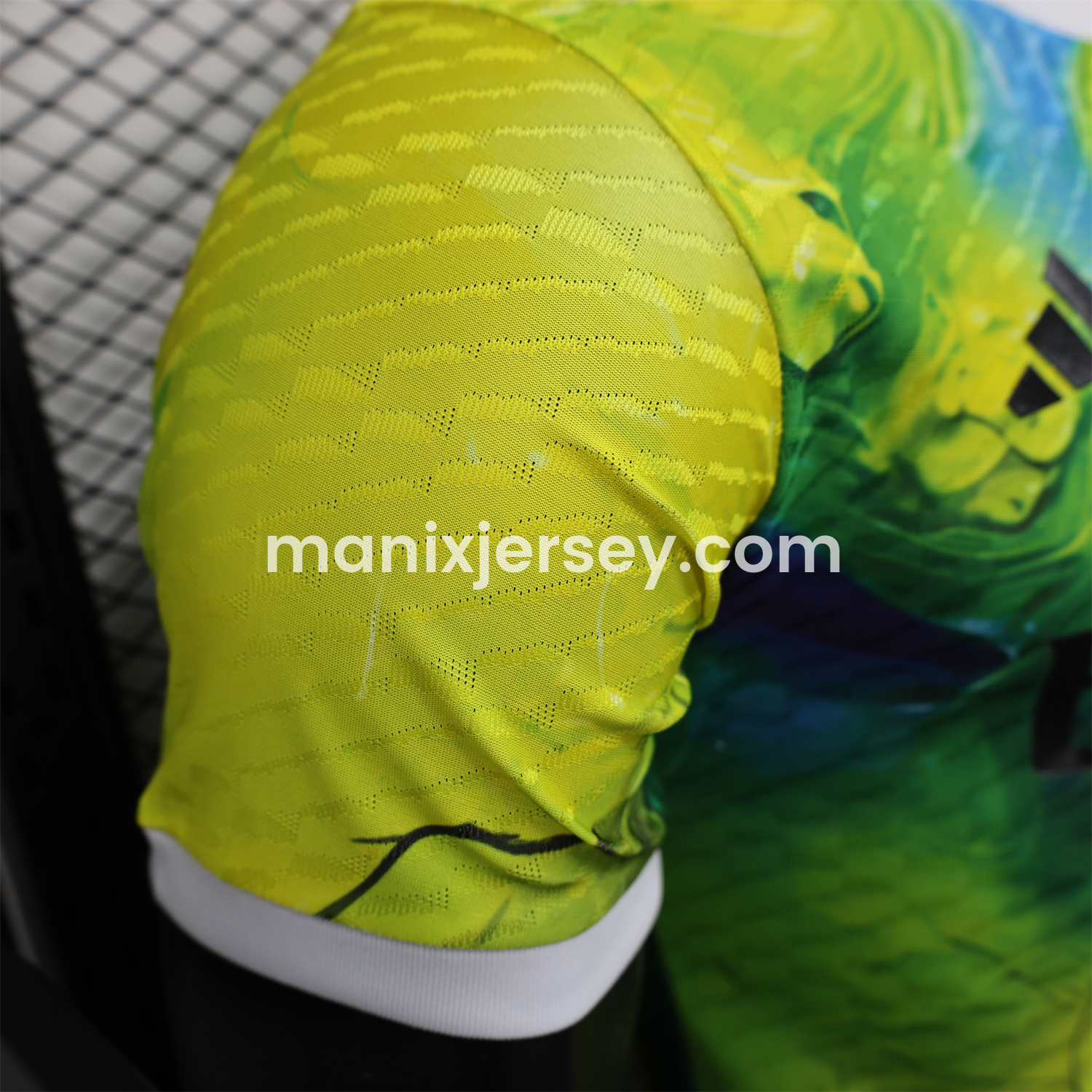 ManixJersey.com | Real Madrid 25-26 Green & Yellow Special Edition Jersey - Player Version -Customize Name, Number and Patch | Worldwide Shipping