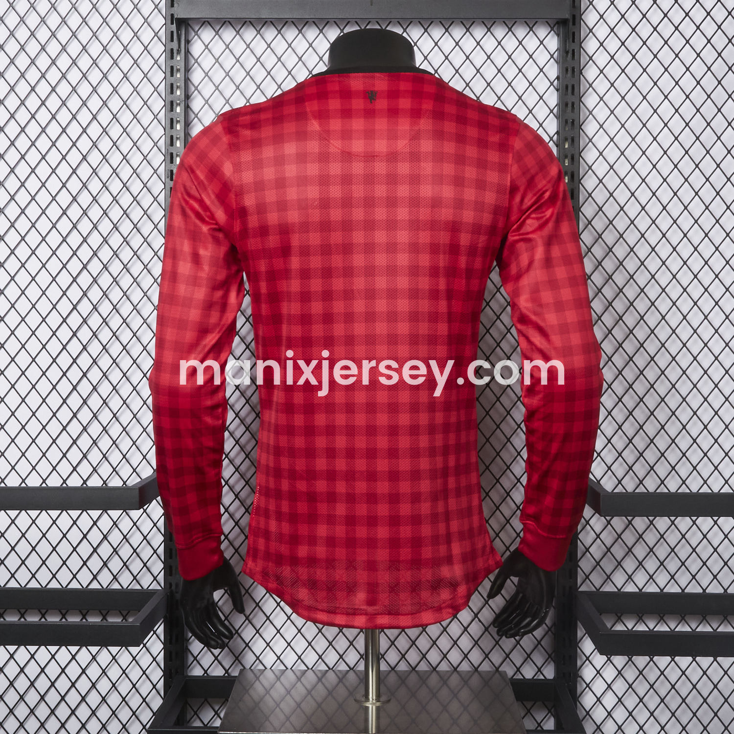 ManixJersey.com | Retro Manchester United 2012-13 Home Long Sleeve Jersey - Player Version -Customize Name, Number and Patch | Worldwide Shipping