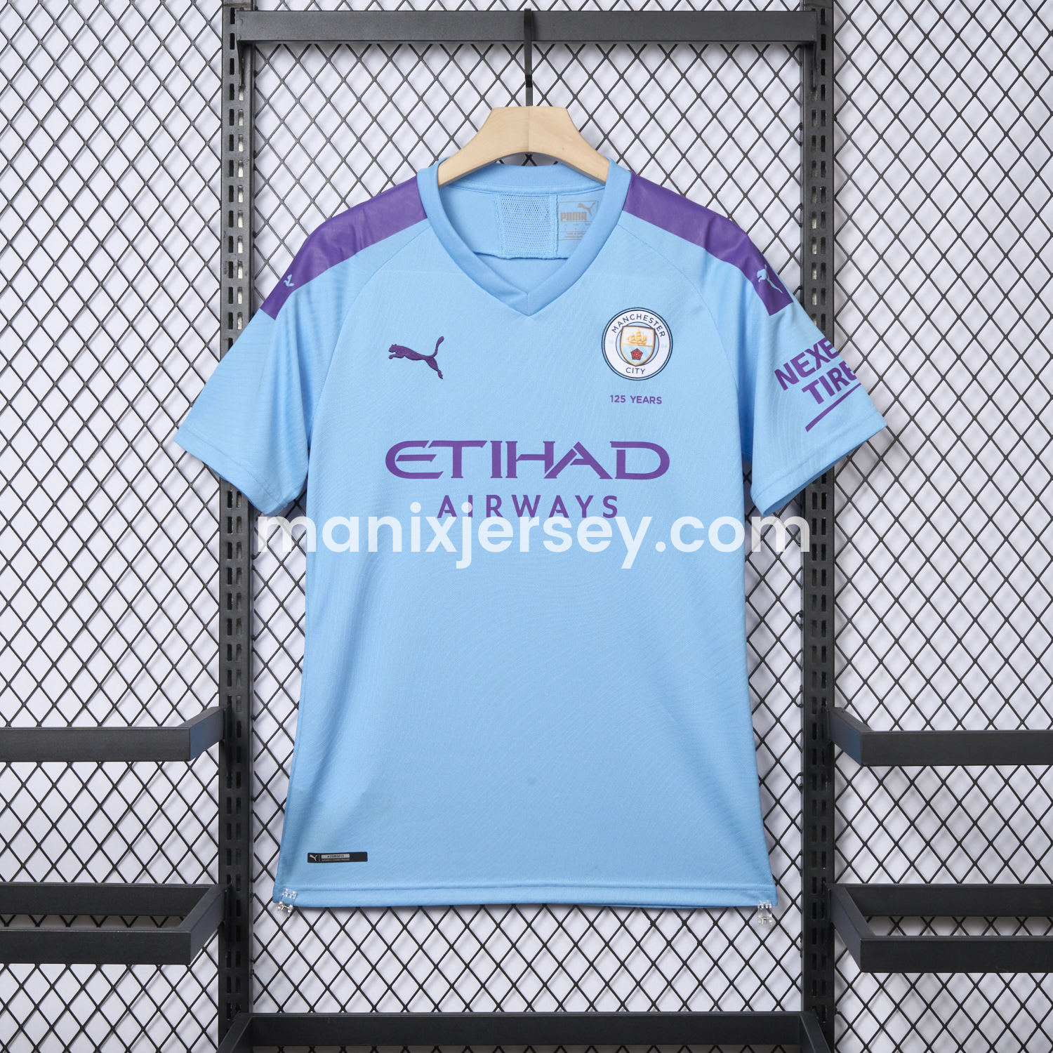 ManixJersey.com | Retro Manchester City 2019-20 Home Jersey -Customize Name, Number and Patch | Worldwide Shipping