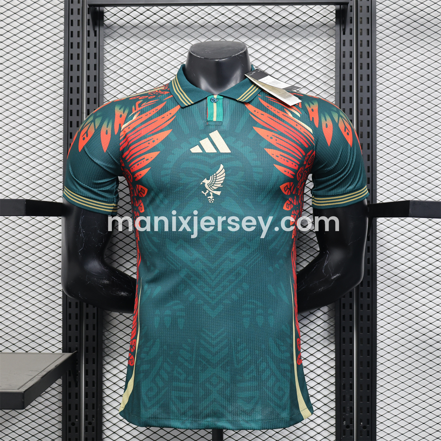 ManixJersey.com | Mexico 2025 Red Eagle Special Edition Green Jersey - Player Version -Customize Name, Number and Patch | Worldwide Shipping