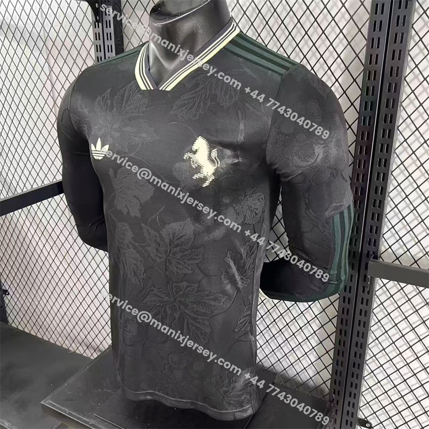 ManixJersey.com | Juventus 25-26 Third Black Unsponsored Long Sleeves Jersey - Player Version -Customize Name, Number and Patch | Worldwide Shipping