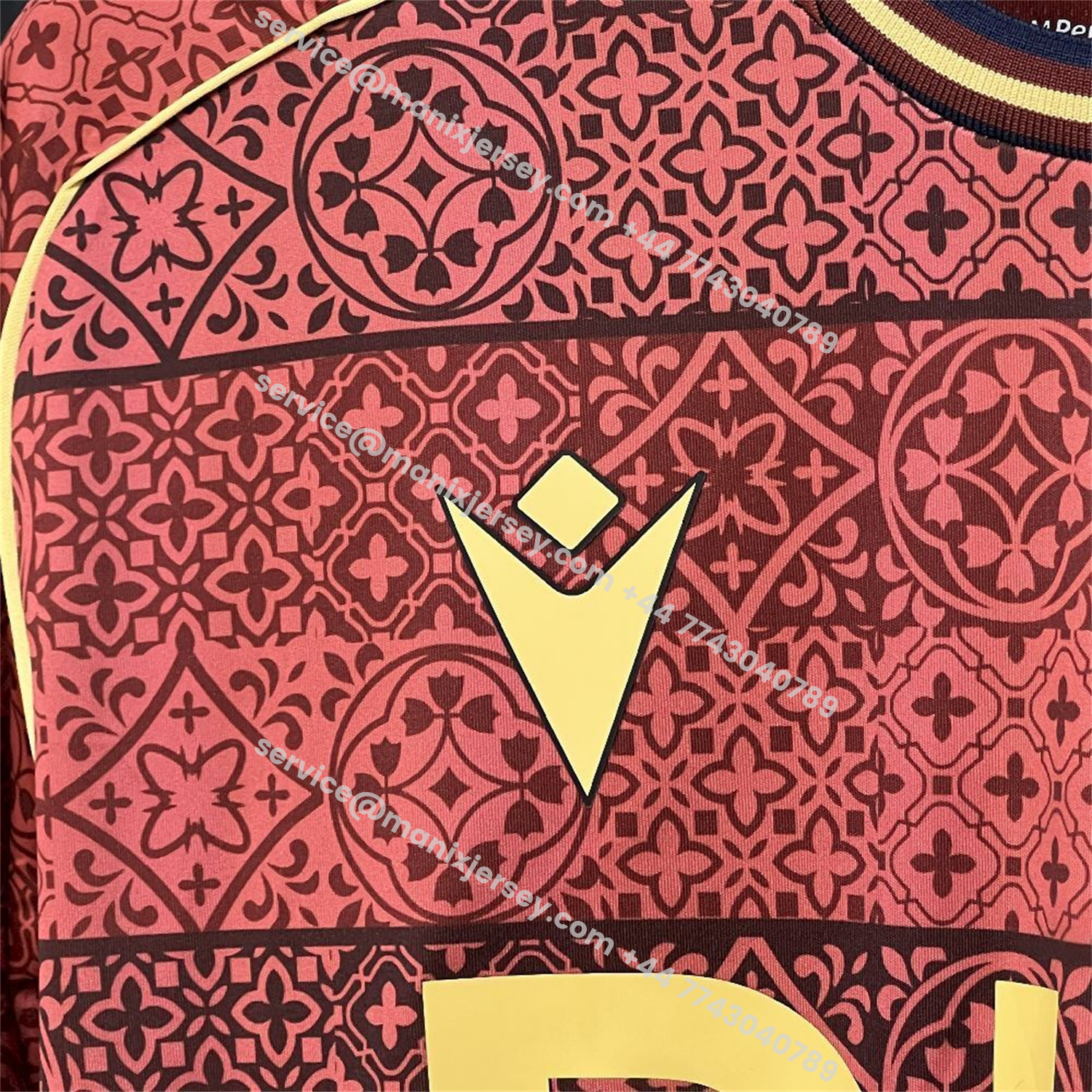 ManixJersey.com | Cádiz Cadiz 25-26 Away Red Jersey - Fans Version -Customize Name, Number and Patch | Worldwide Shipping