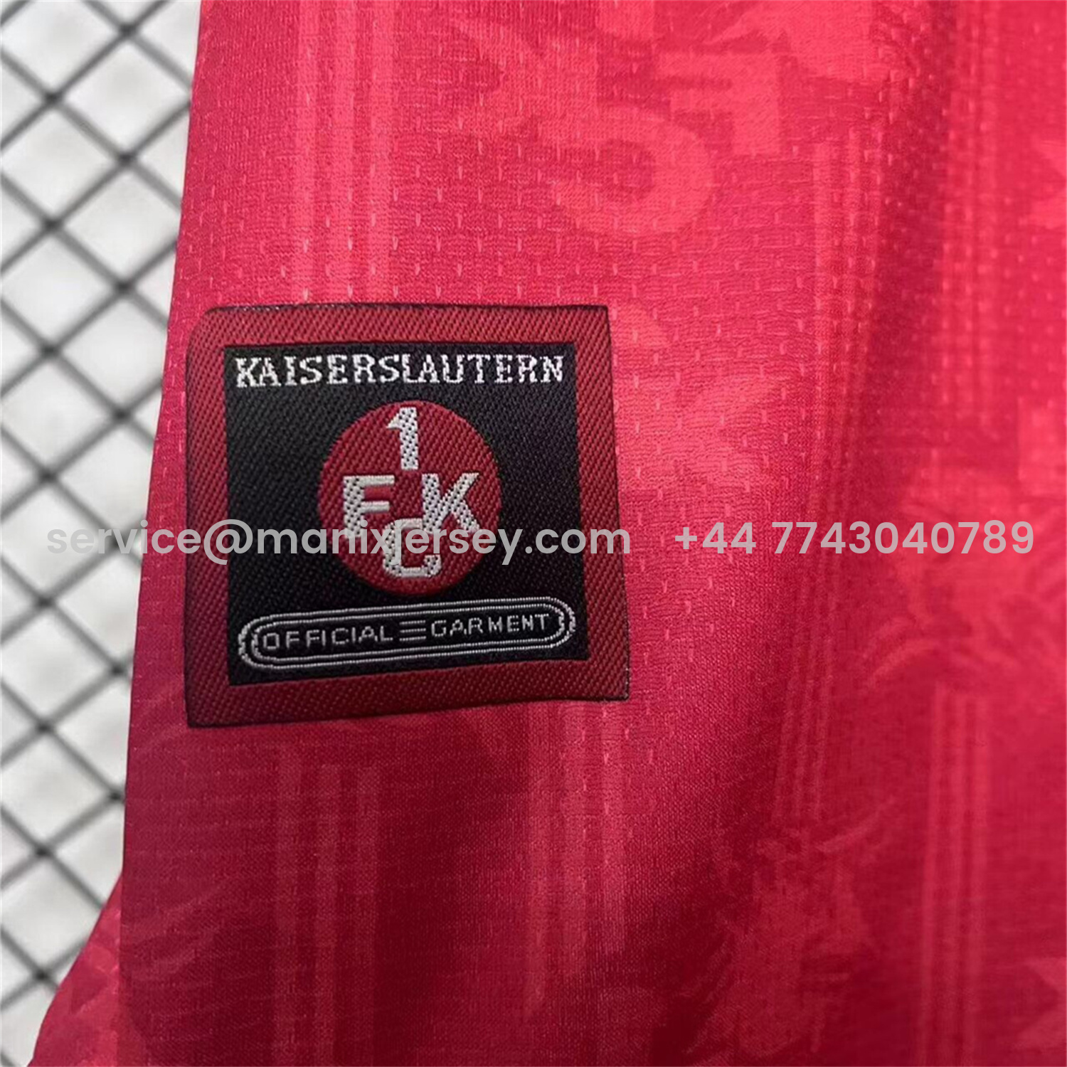 ManixJersey.com | Retro Kaiserslautern 1997-98 Home Jersey - Fans Version -Customize Name, Number and Patch | Worldwide Shipping