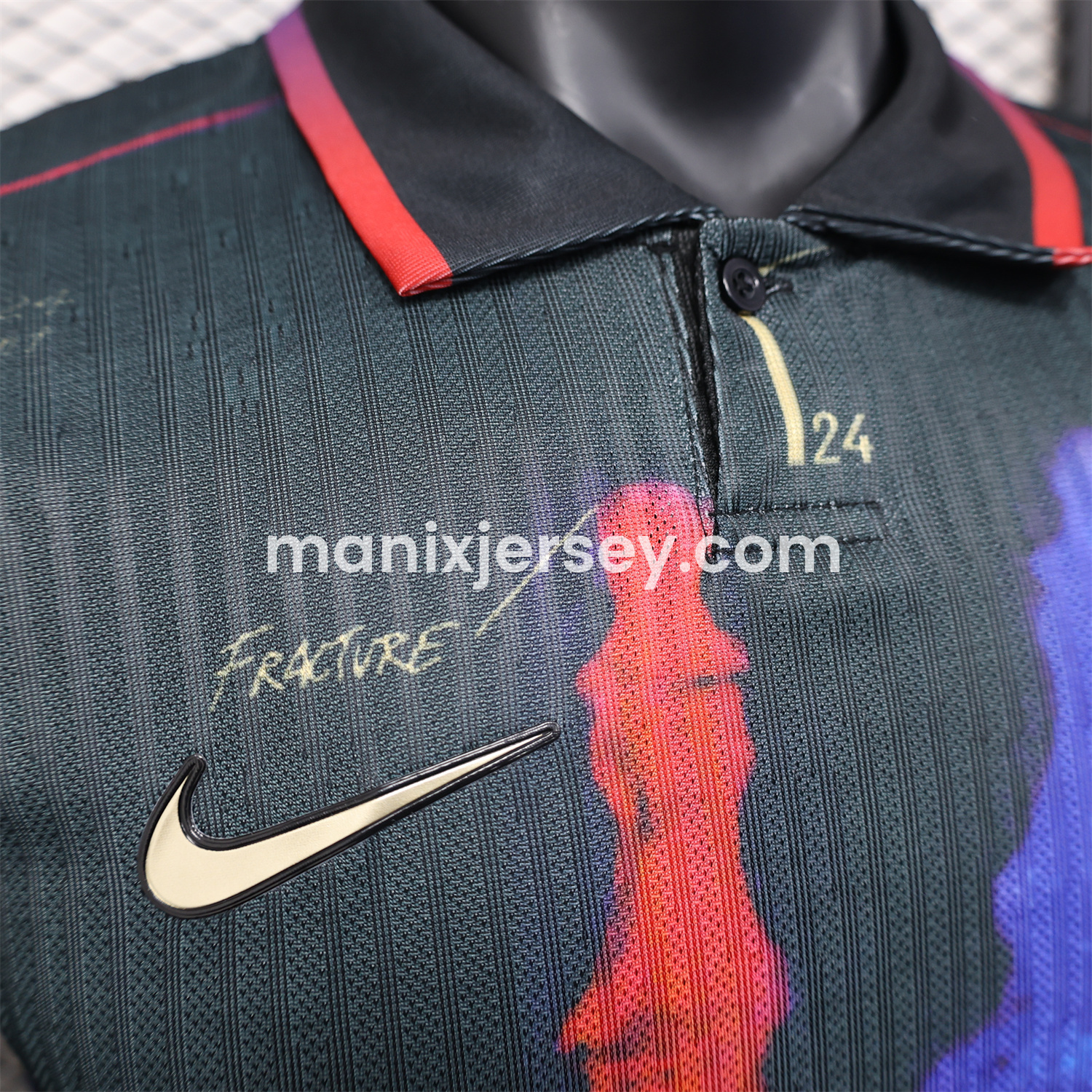 ManixJersey.com | Barcelona 24-25 Red and Blue Hand Special Edition Jersey - Player Version -Customize Name, Number and Patch | Worldwide Shipping