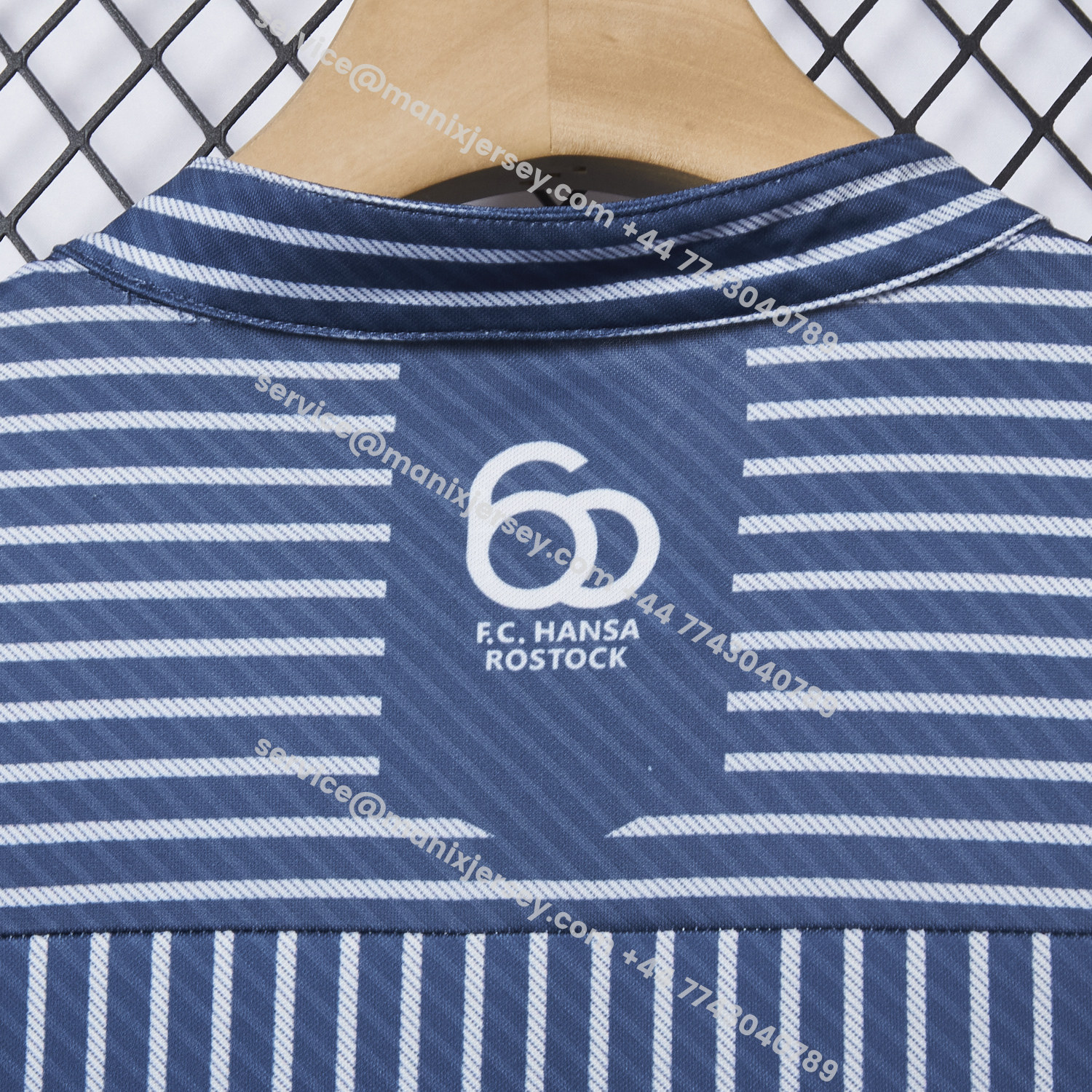 ManixJersey.com | Hansa Rostock 25-26 60-Year Anniversary Fisherman Jersey - Fans Version -Customize Name, Number and Patch | Worldwide Shipping