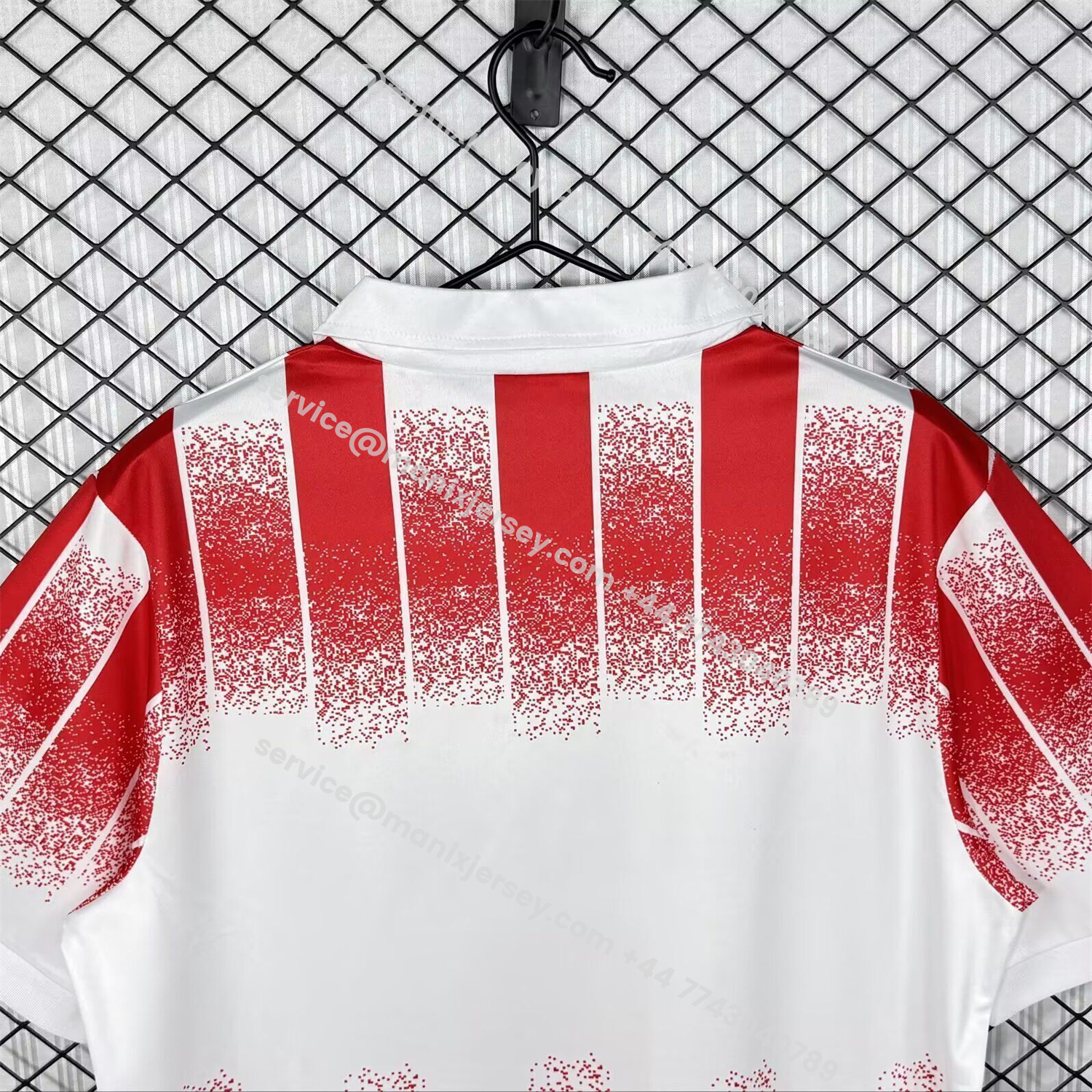 ManixJersey.com | Retro AS Cannes 1991-92 Home Jersey -Customize Name, Number and Patch | Worldwide Shipping