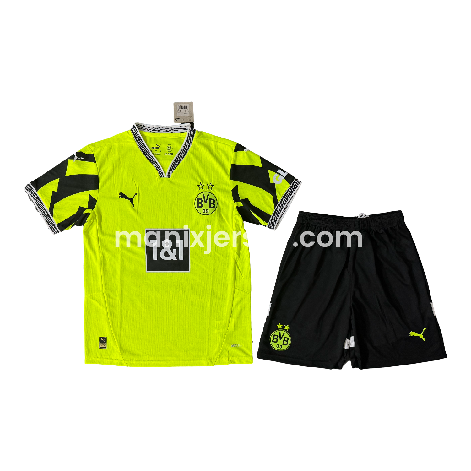 ManixJersey.com | Dortmund 24-25 Yellow Alert Special Edition Men's Adult Jersey Set - Fans Version -Customize Name, Number and Patch | Worldwide Shipping