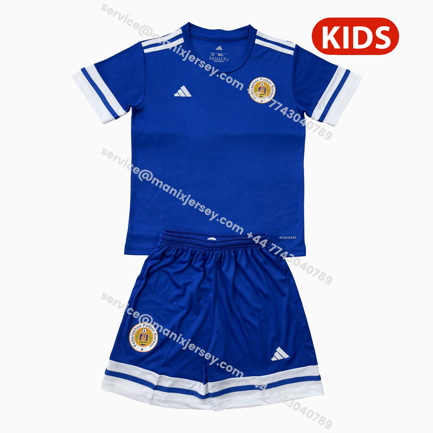 ManixJersey.com | Curaçao 25-26 Home Kids Kit -Customize Name, Number and Patch | Worldwide Shipping