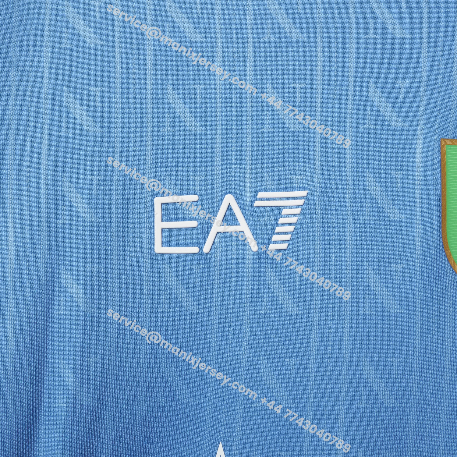 ManixJersey.com | Napoli 25-26 European Home Blue Jersey - Fans Version -Customize Name, Number and Patch | Worldwide Shipping