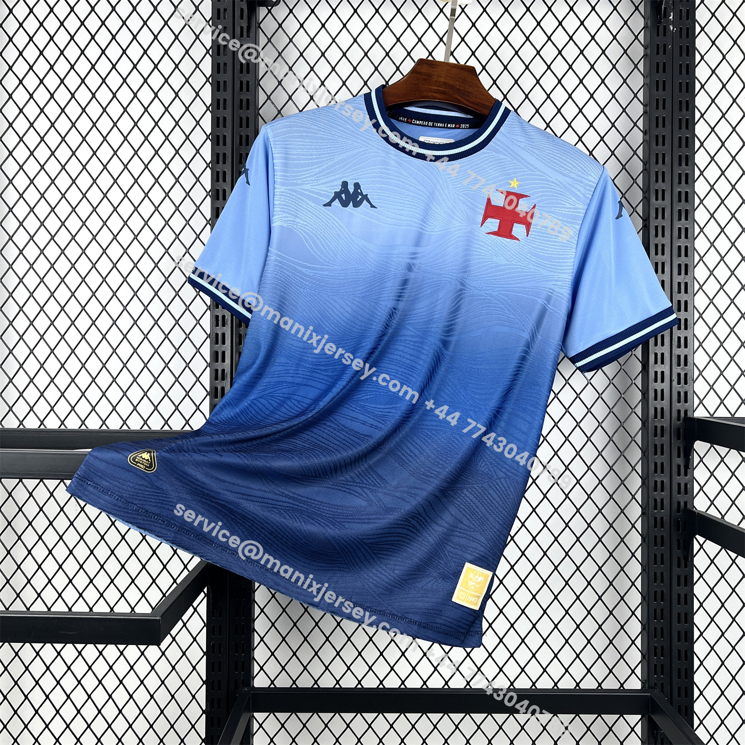 ManixJersey.com | Vasco da Gama 25-26 Blue Goalkeeper Jersey - Fans Version -Customize Name, Number and Patch | Worldwide Shipping