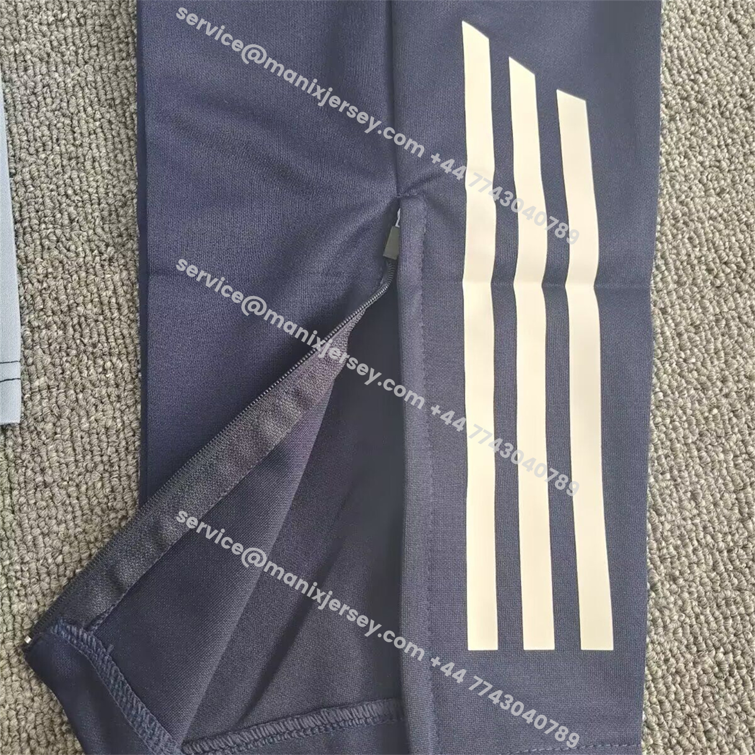 ManixJersey.com | Schalke 04 25-26 Long Sleeve Training Set - Deep Blue Top & Deep Blue Pants -Customize Name, Number and Patch | Worldwide Shipping