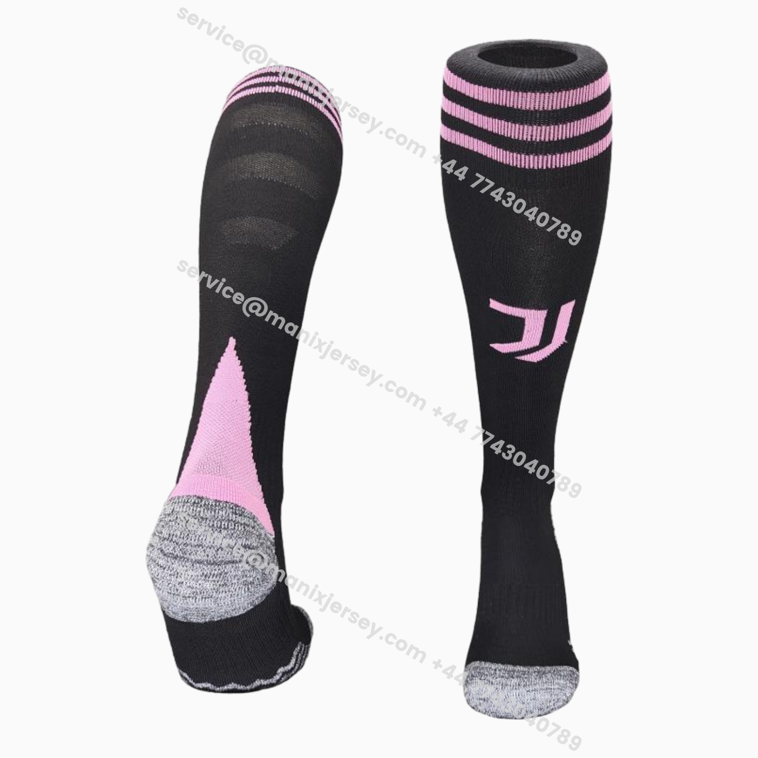 ManixJersey.com | Juventus 25-26 Home Socks - Black -Customize Name, Number and Patch | Worldwide Shipping