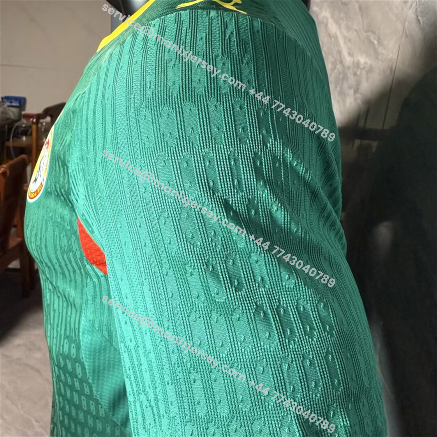 ManixJersey.com | Senegal 25-26 Away Green Jersey - Player Version -Customize Name, Number and Patch | Worldwide Shipping