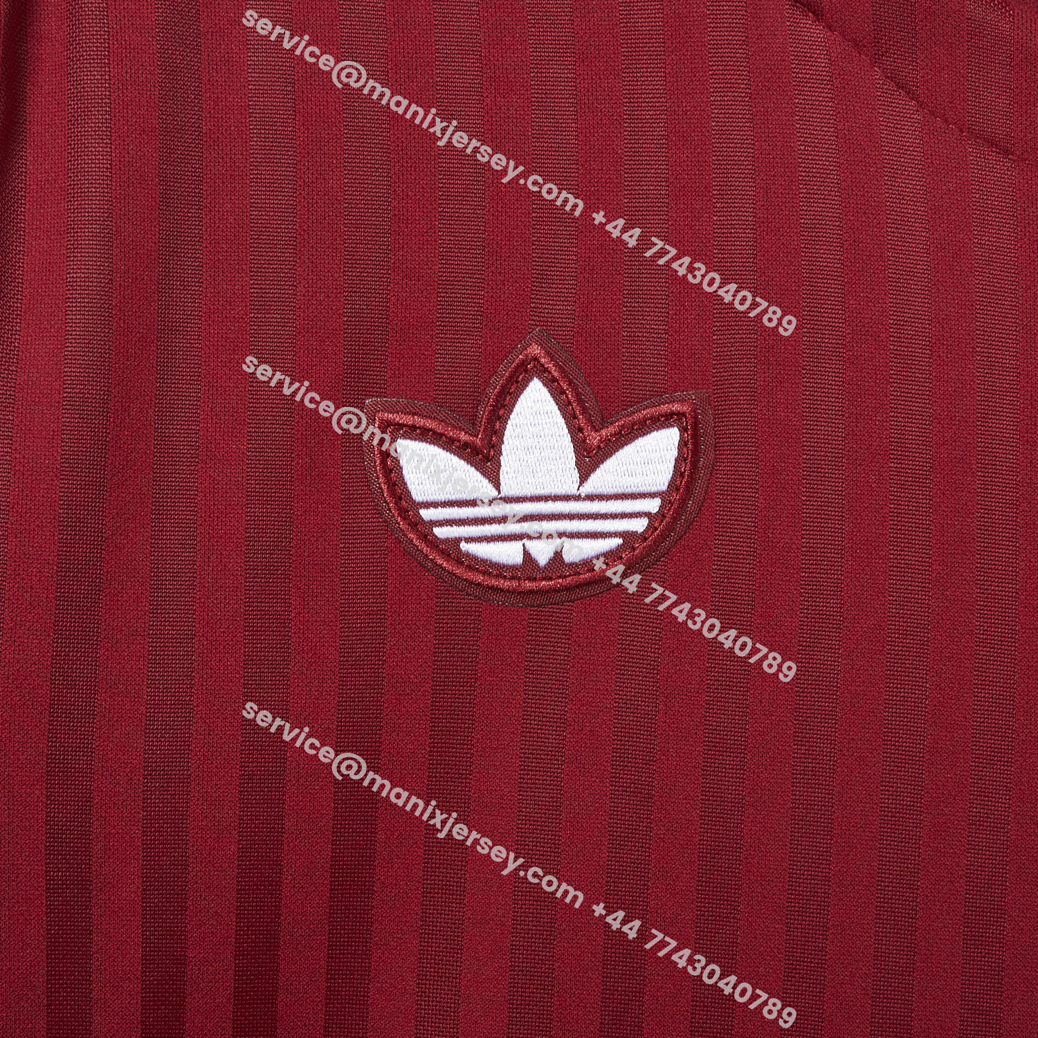 ManixJersey.com | Bayern Munich 25-26 Trefoil Wine Red Travel Jersey - Fans Version -Customize Name, Number and Patch | Worldwide Shipping