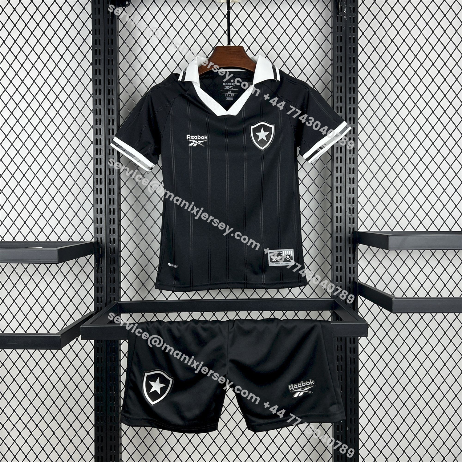 ManixJersey.com | Botafogo 25-26 Away Unsponsored Kids Kit -Customize Name, Number and Patch | Worldwide Shipping