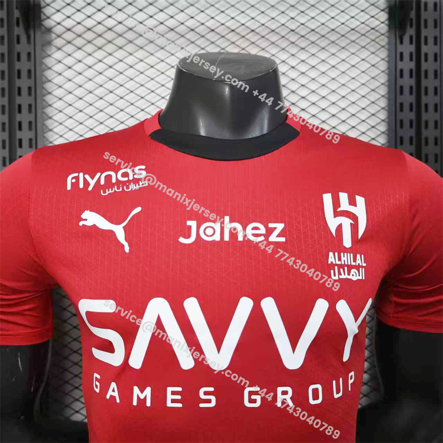 ManixJersey.com | Al Hilal Riyadh Crescent 25-26 Red Special Jersey - Player Version -Customize Name, Number and Patch | Worldwide Shipping