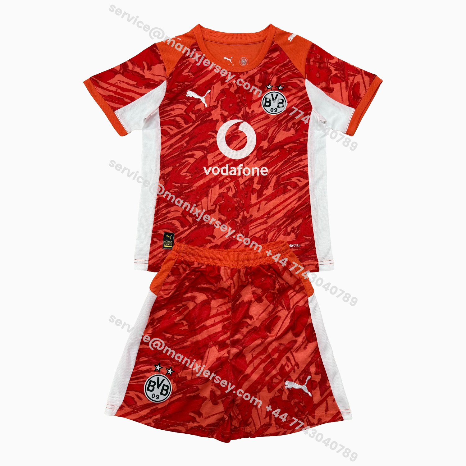 ManixJersey.com | Dortmund 25-26 Orange Goalkeeper Men's Adult Jersey Set - Fans Version -Customize Name, Number and Patch | Worldwide Shipping