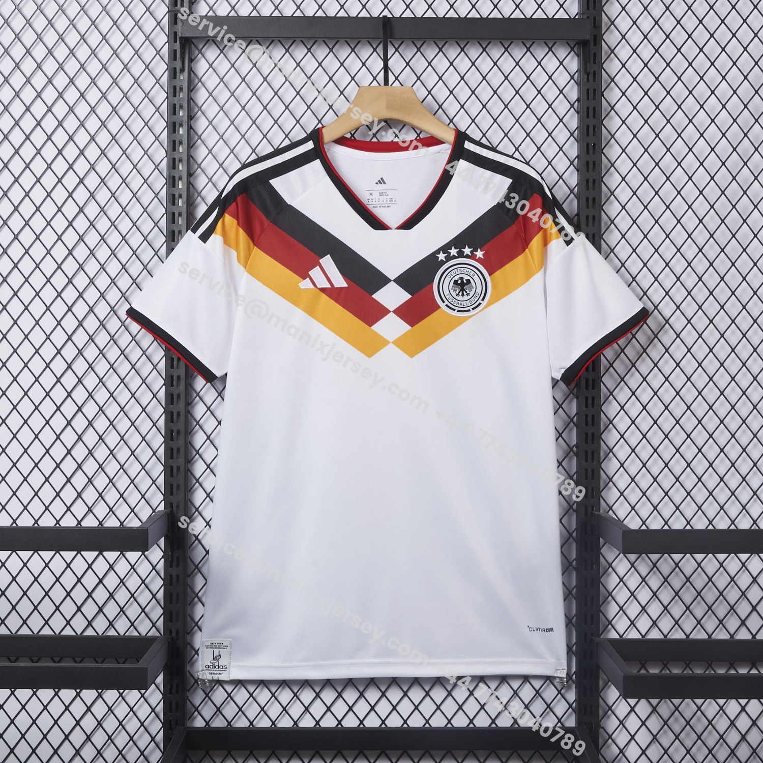ManixJersey.com | Germany 2026 Home Jersey - Fans Version -Customize Name, Number and Patch | Worldwide Shipping
