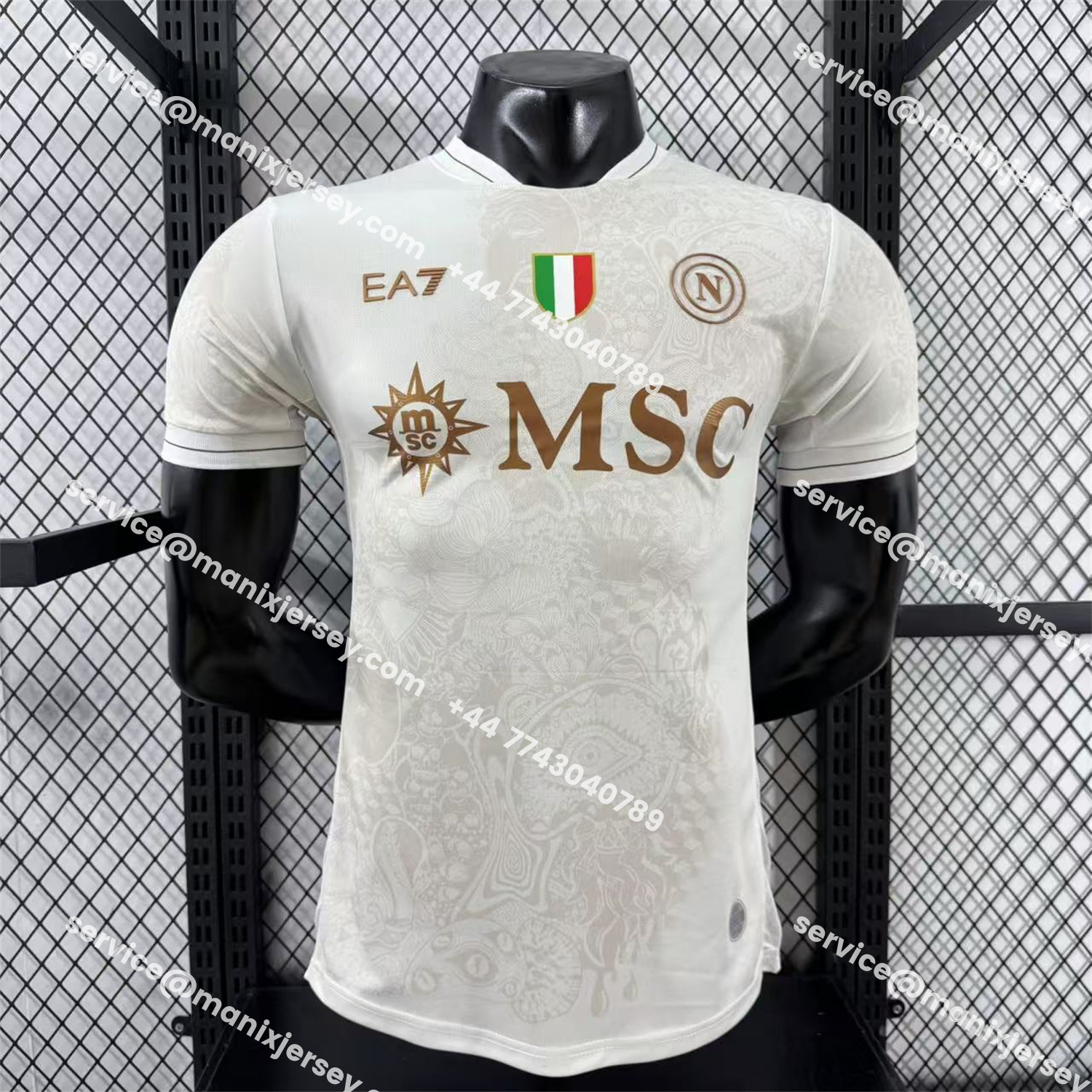 ManixJersey.com | Napoli 25-26 Away Jersey - Player Version -Customize Name, Number and Patch | Worldwide Shipping