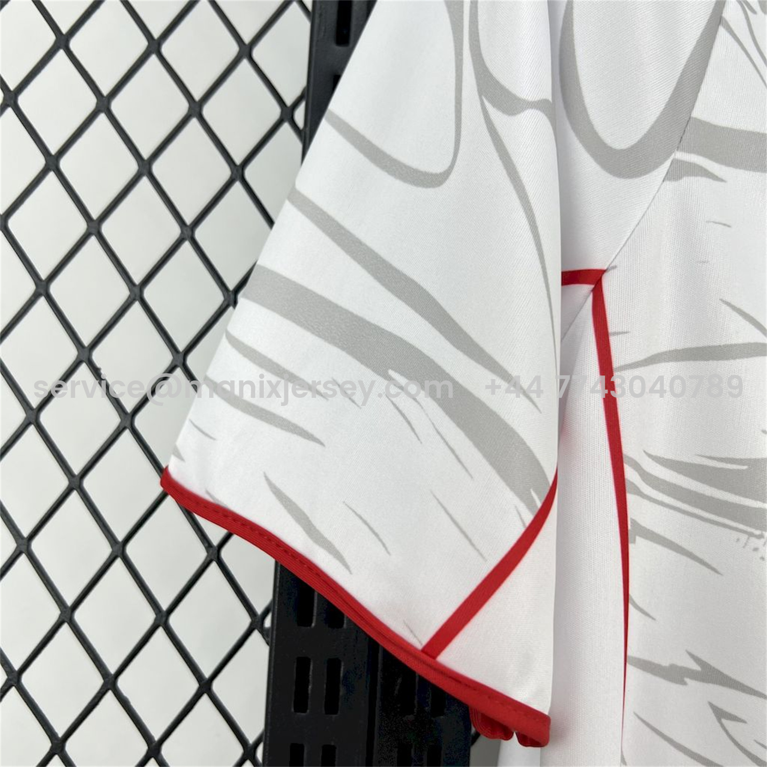 ManixJersey.com | Benfica 24-25 White Red Concept Jersey with Grey Eagle - Fans Version -Customize Name, Number and Patch | Worldwide Shipping