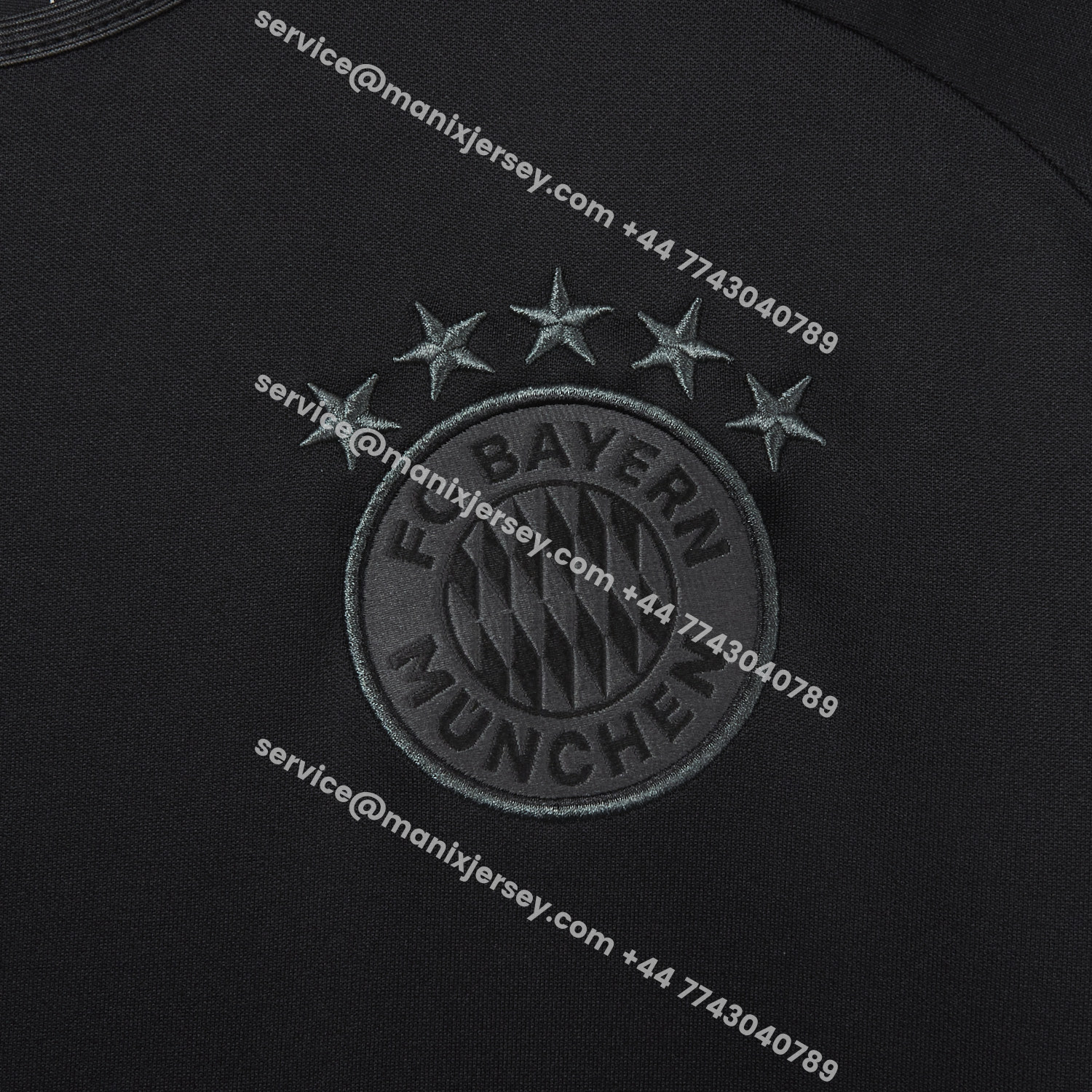 ManixJersey.com | Retro Bayern Munich 2023-24 Black Special Jersey -Customize Name, Number and Patch | Worldwide Shipping