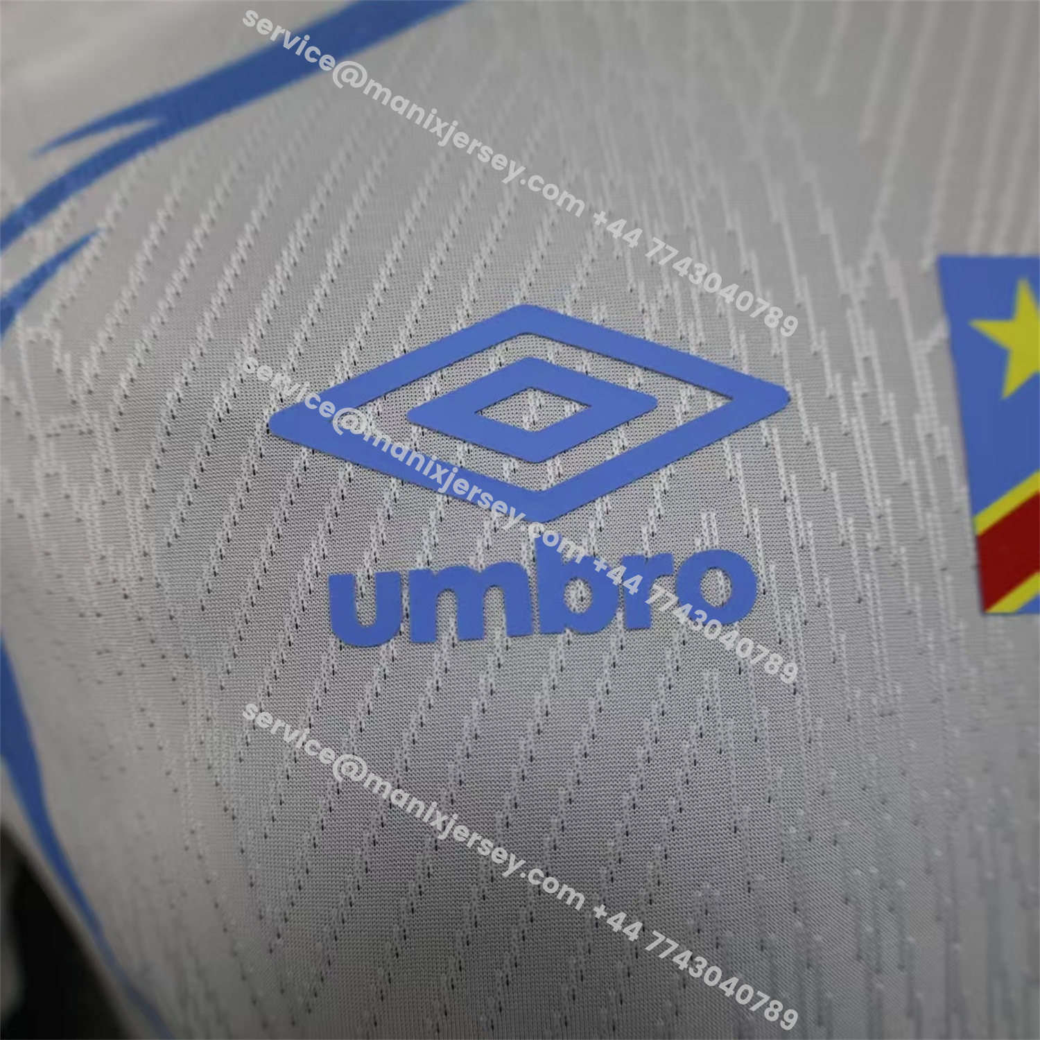 ManixJersey.com | Congo 2026 Away White Jersey - Player Version -Customize Name, Number and Patch | Worldwide Shipping