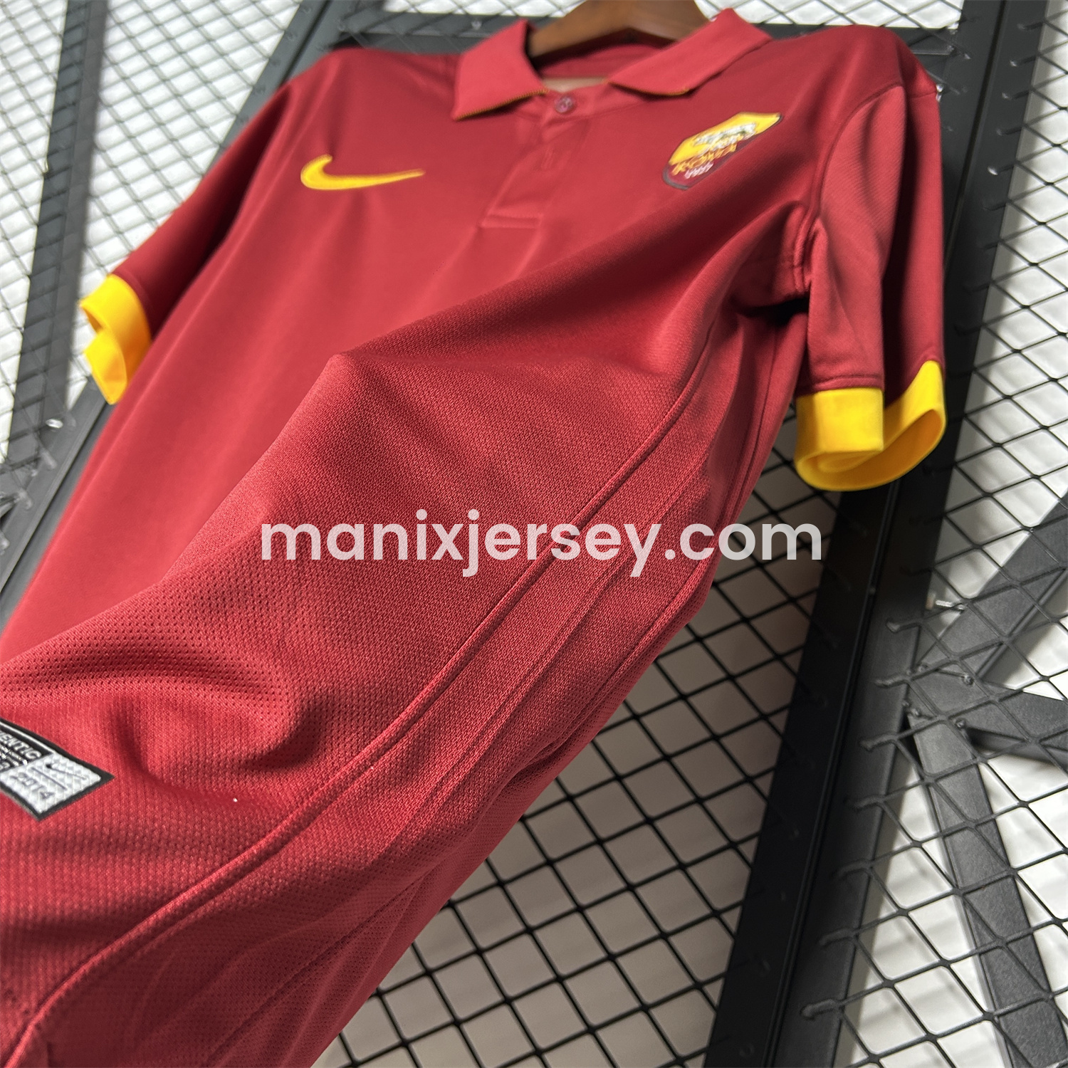 ManixJersey.com | Retro Roma 2014-15 Home Jersey -Customize Name, Number and Patch | Worldwide Shipping